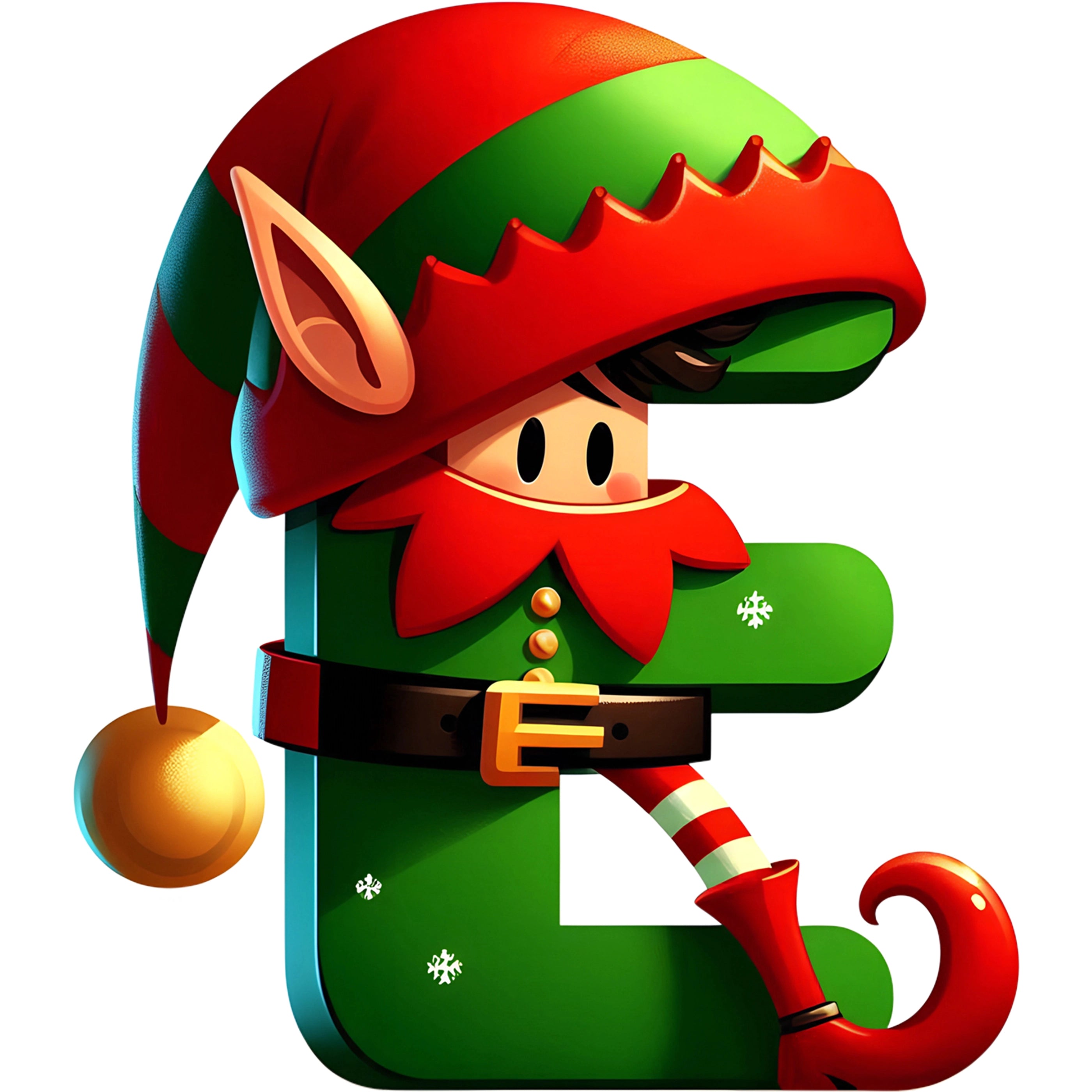 Bügelbild Elfen Buchstaben & Zahlen