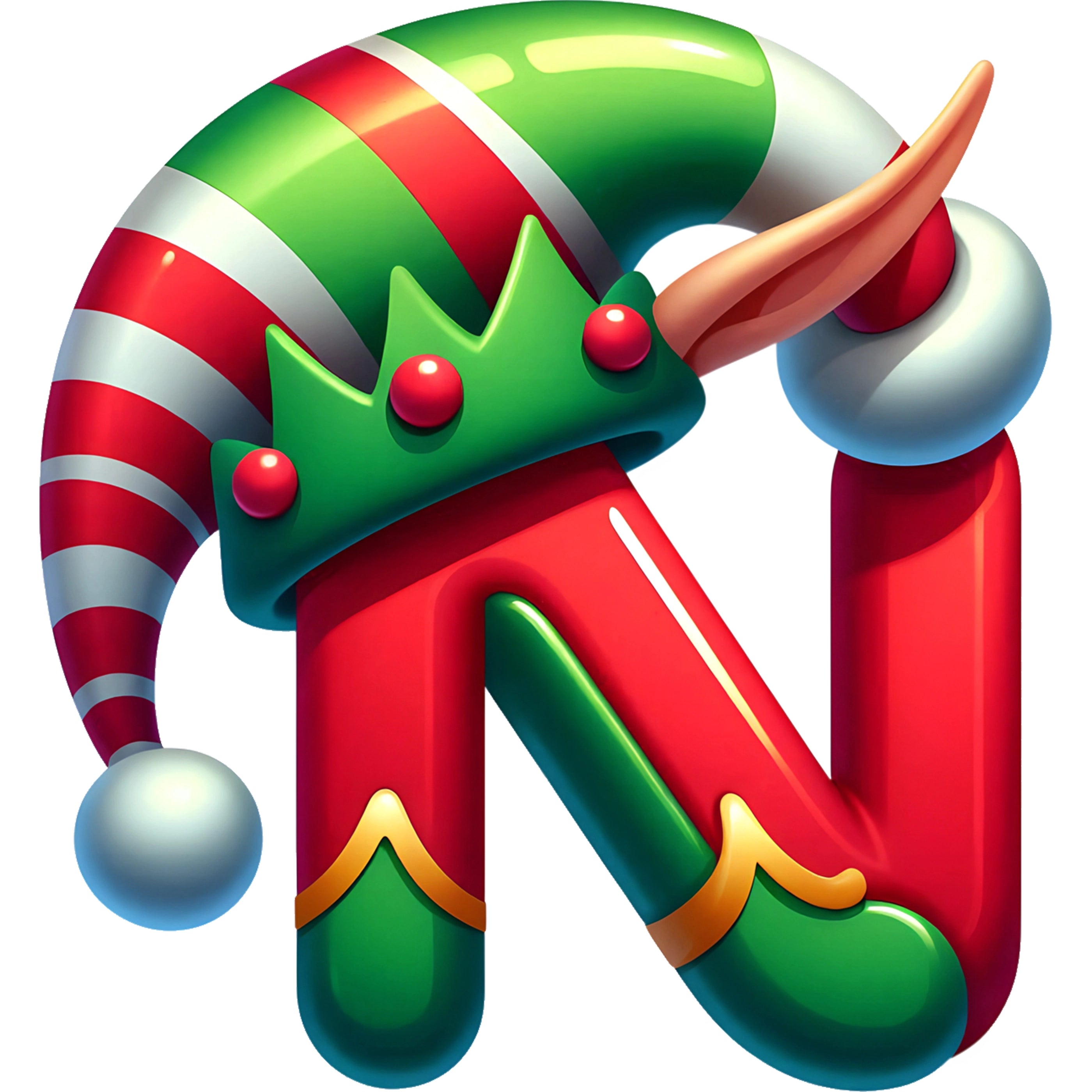 Bügelbild Elfen Buchstaben & Zahlen