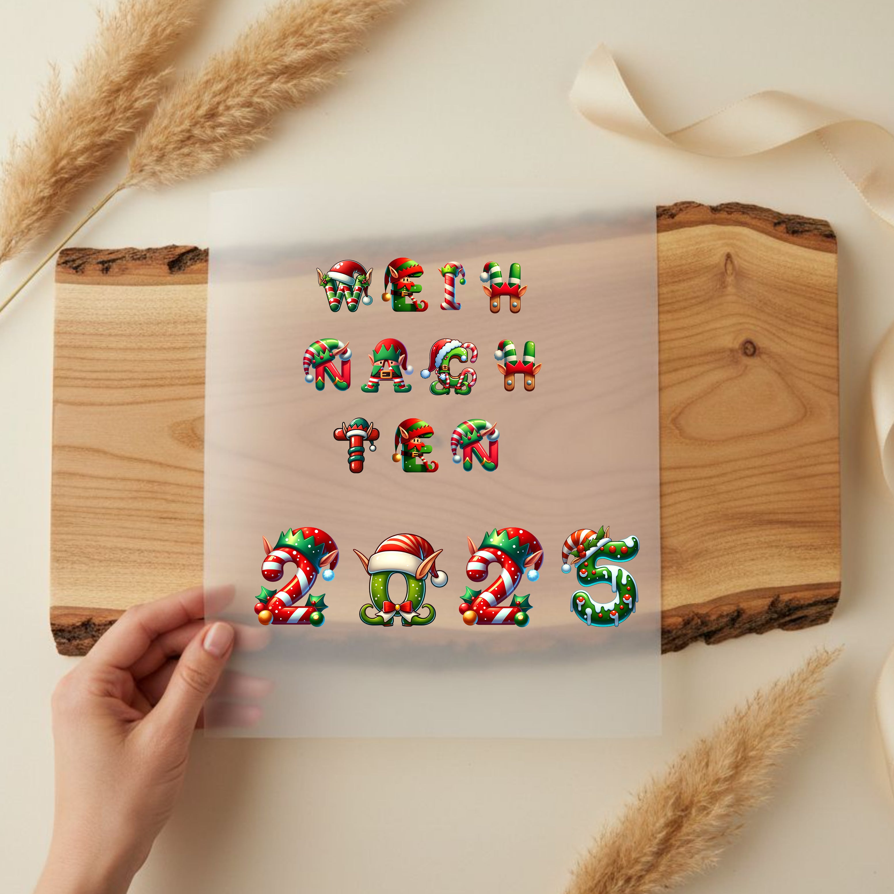 Bügelbild Elfen Buchstaben & Zahlen