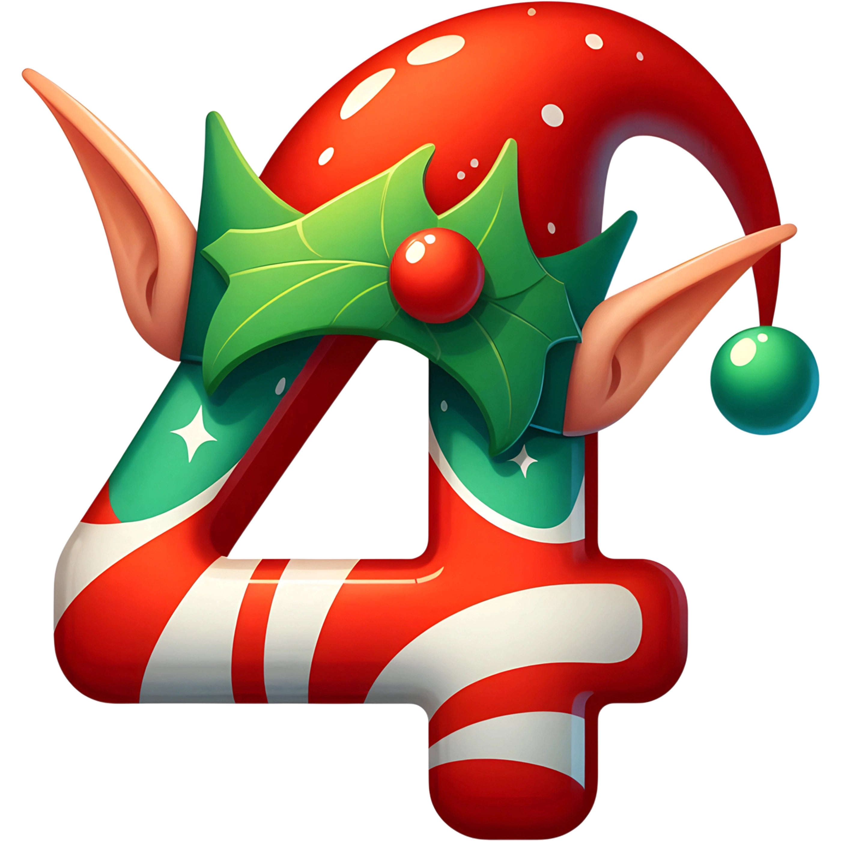 Bügelbild Elfen Buchstaben & Zahlen