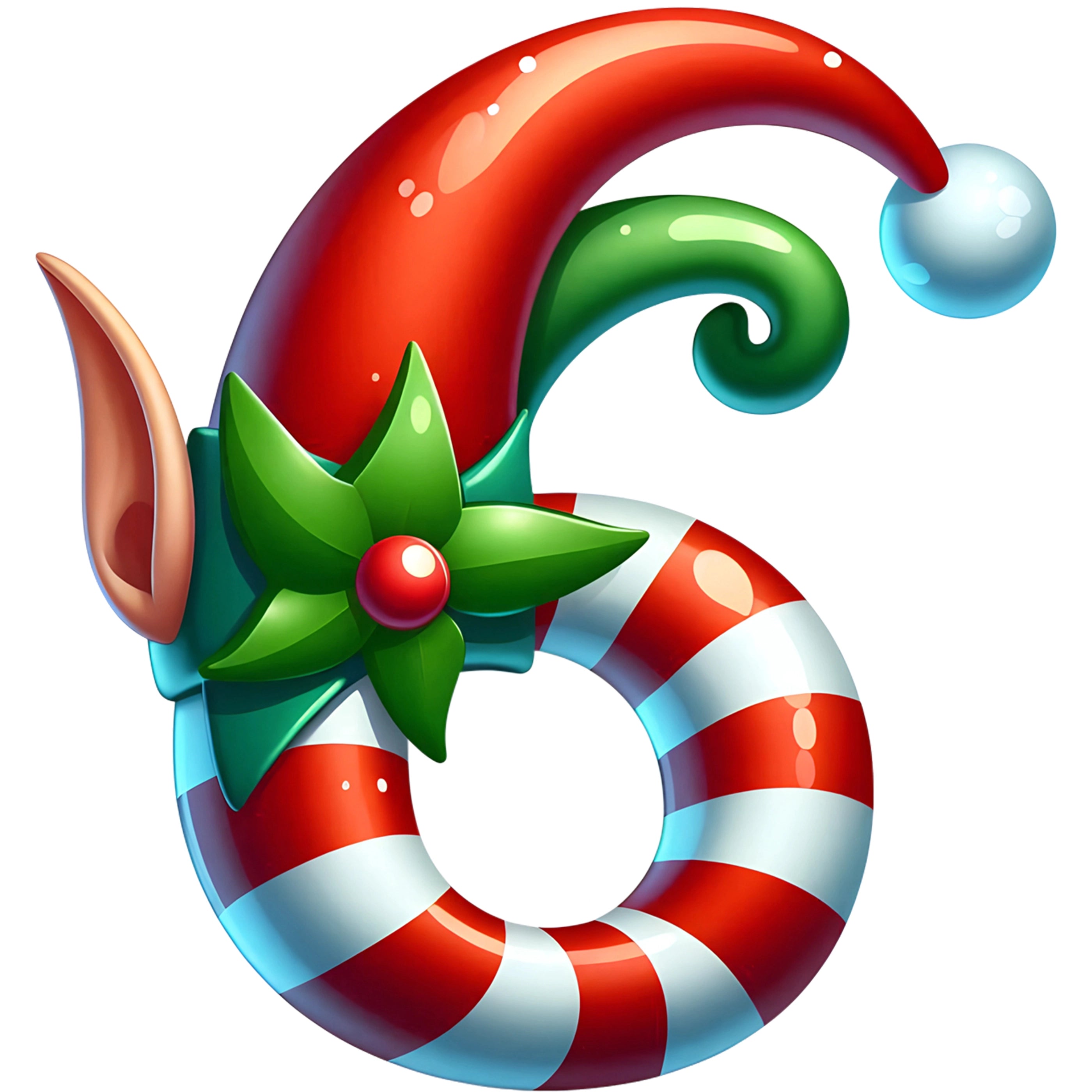 Bügelbild Elfen Buchstaben & Zahlen