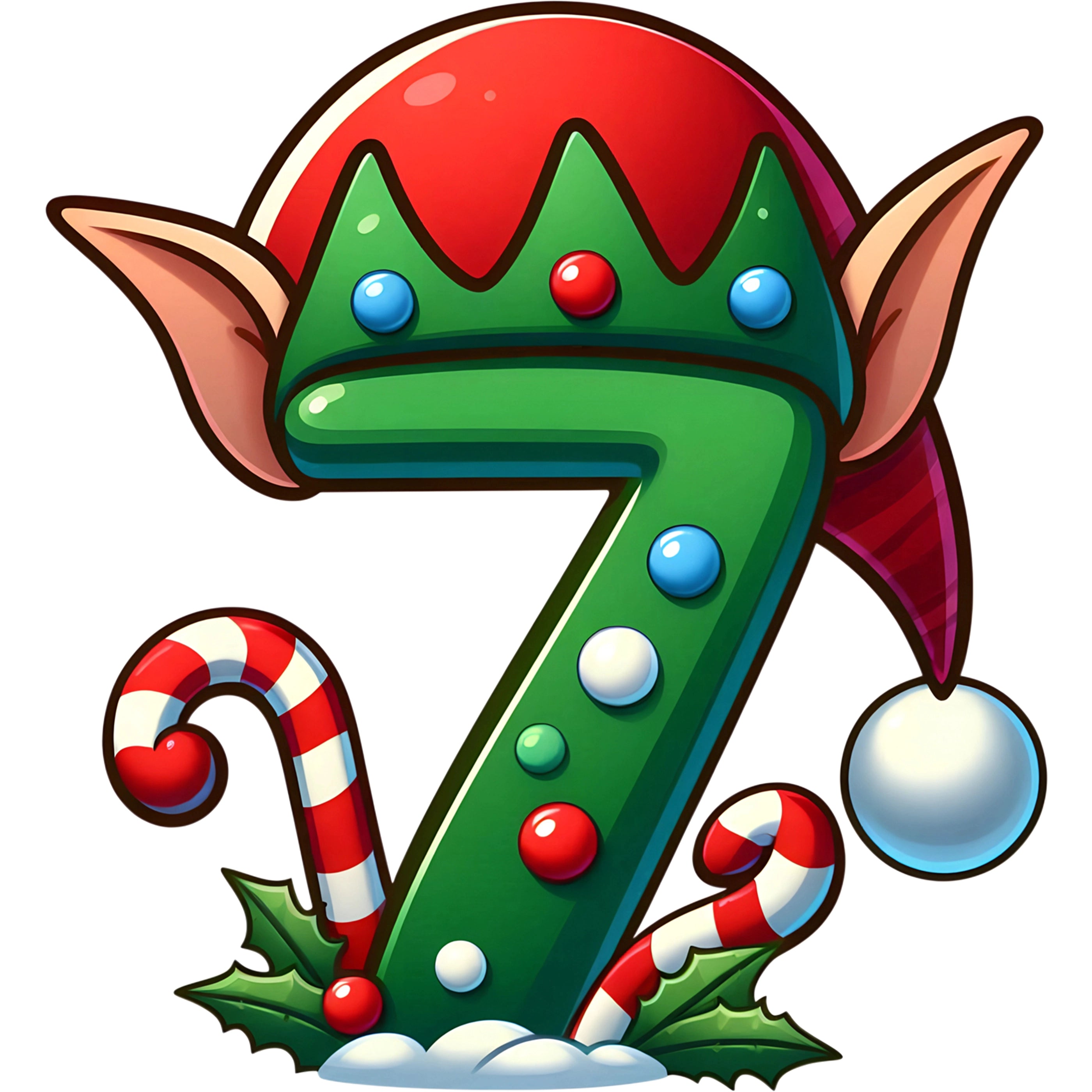 Bügelbild Elfen Buchstaben & Zahlen