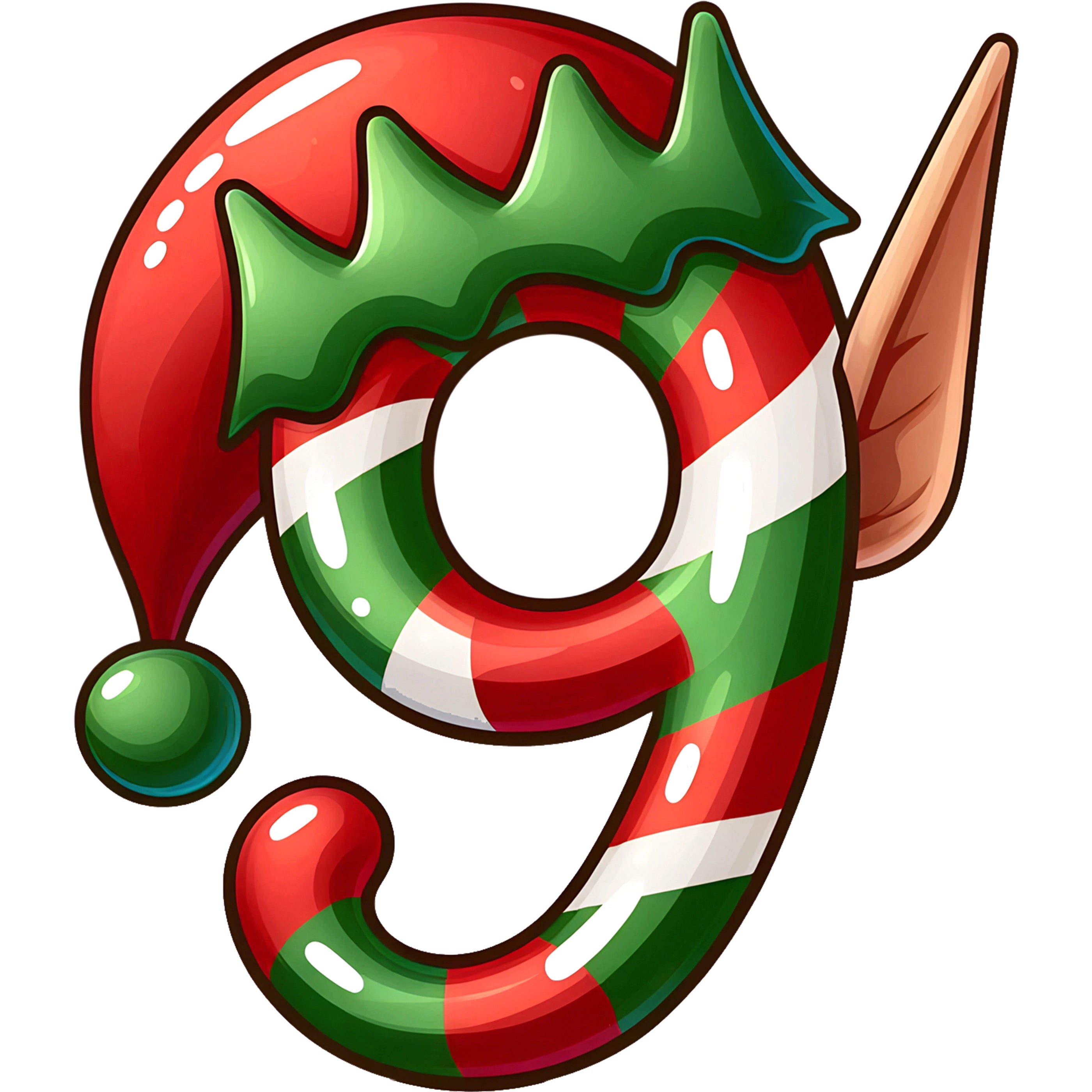 Bügelbild Elfen Buchstaben & Zahlen