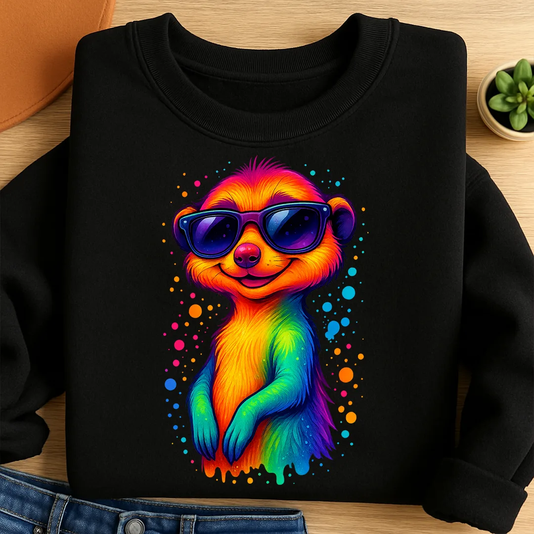 Bügelbild Erdmaennchen Farbenwaechter