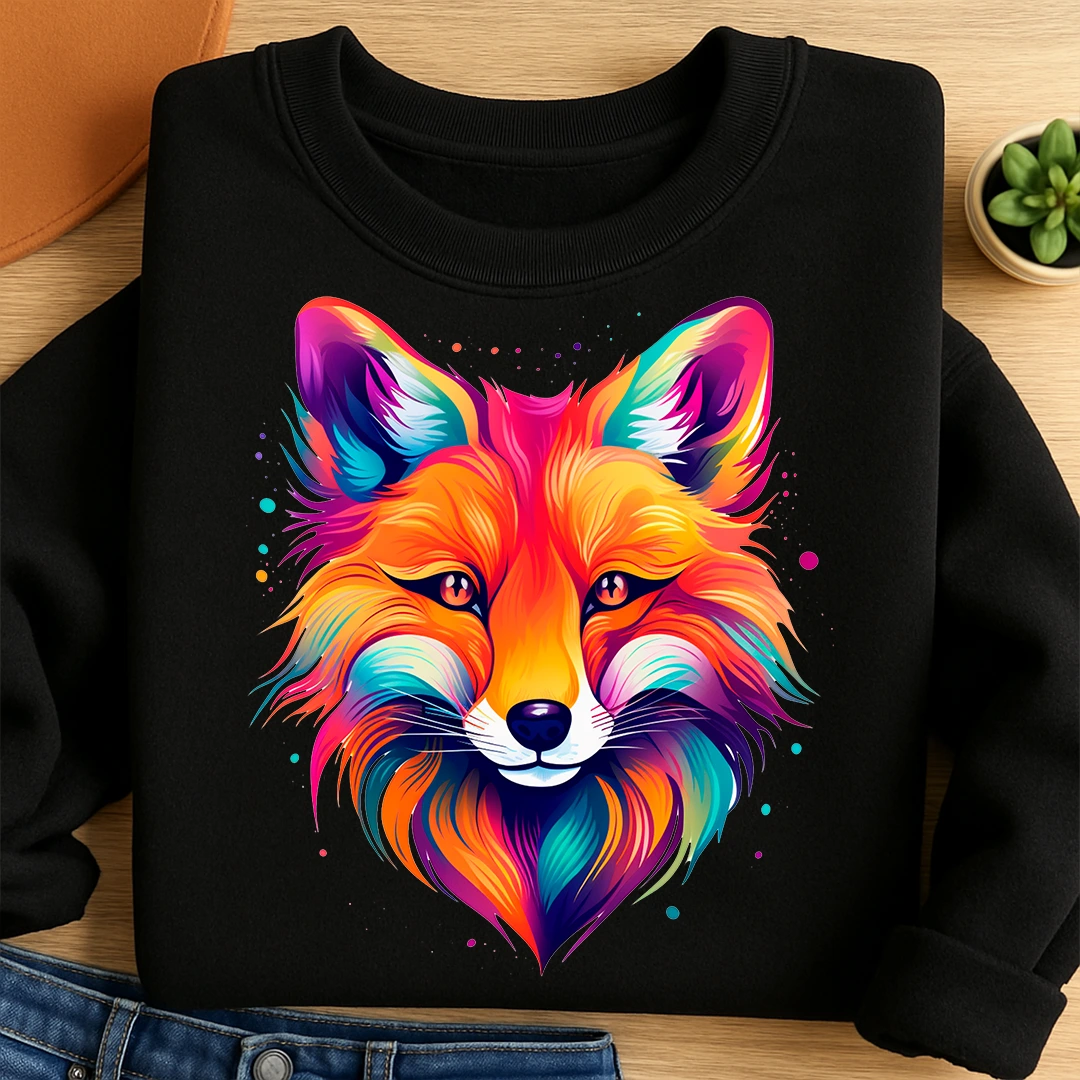 Bügelbild Farbenfuchs