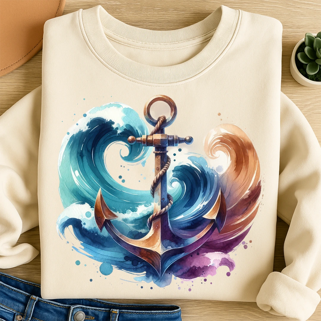 Bügelbild Farbenspiel der See