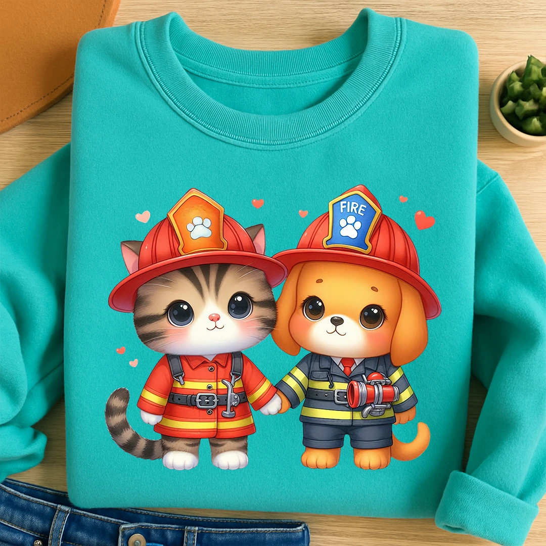 Bügelbild Feuerwehrfreunde Flammenhelden