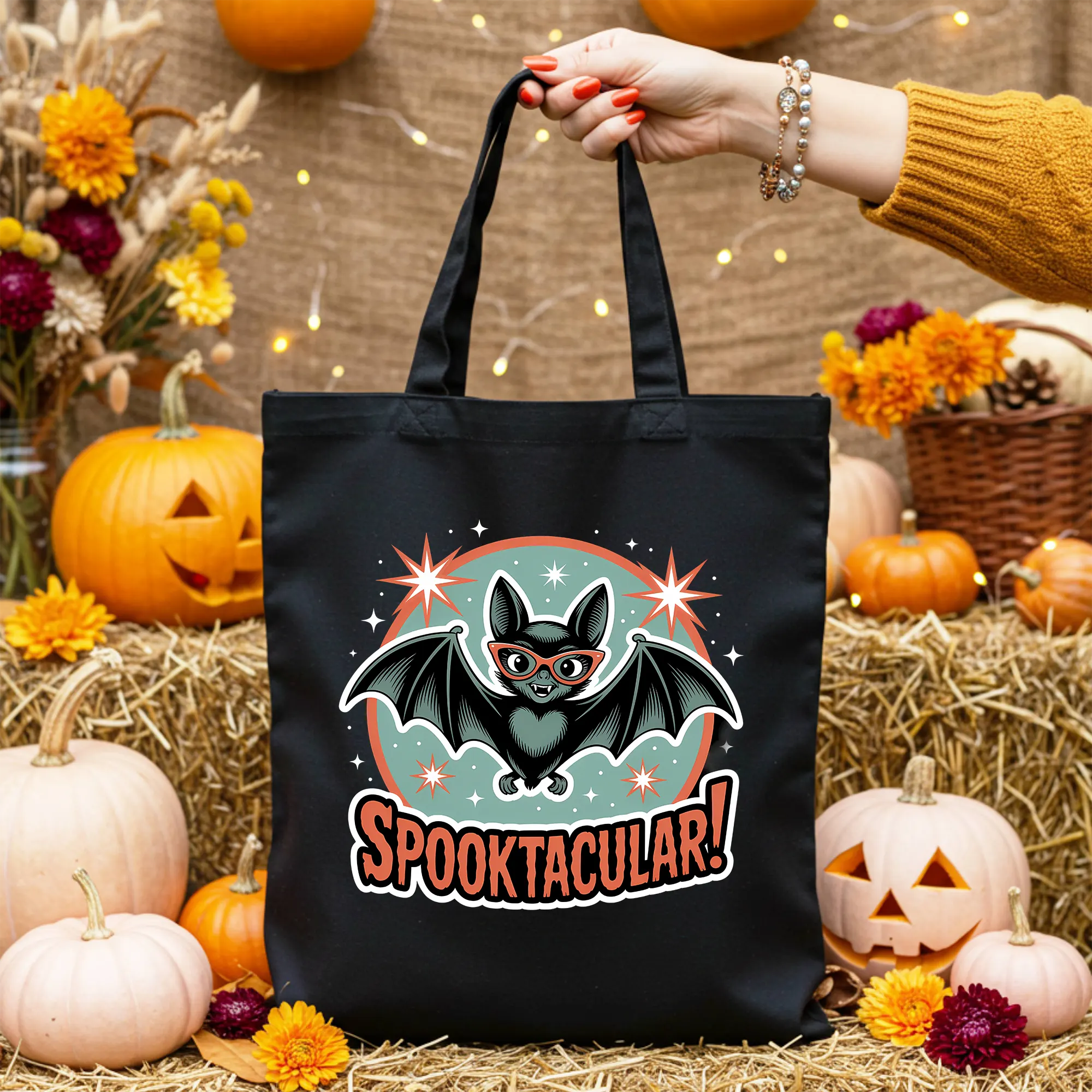 Bügelbild Fledermaus Spooktacular