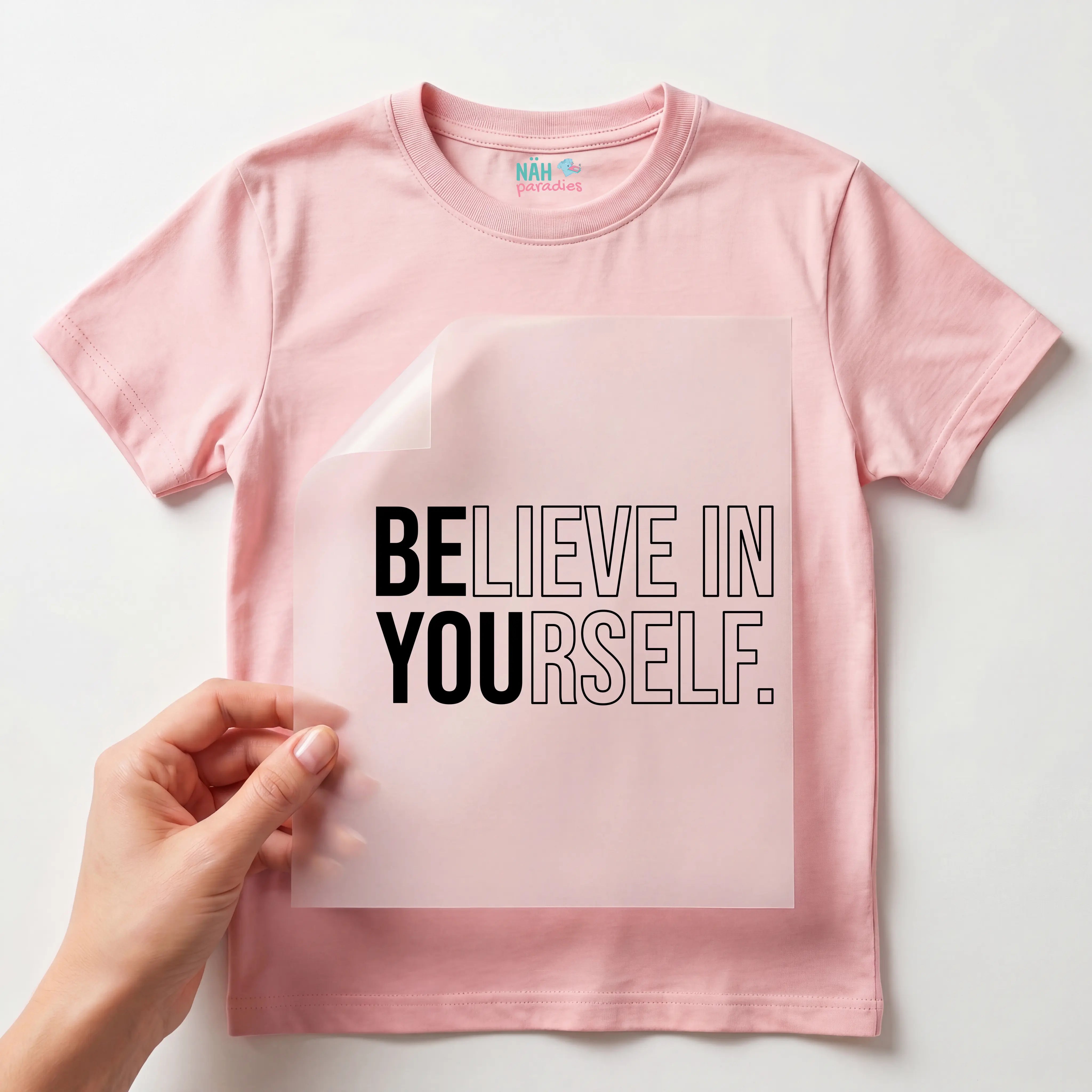 Bügelbild Belive in Yourself