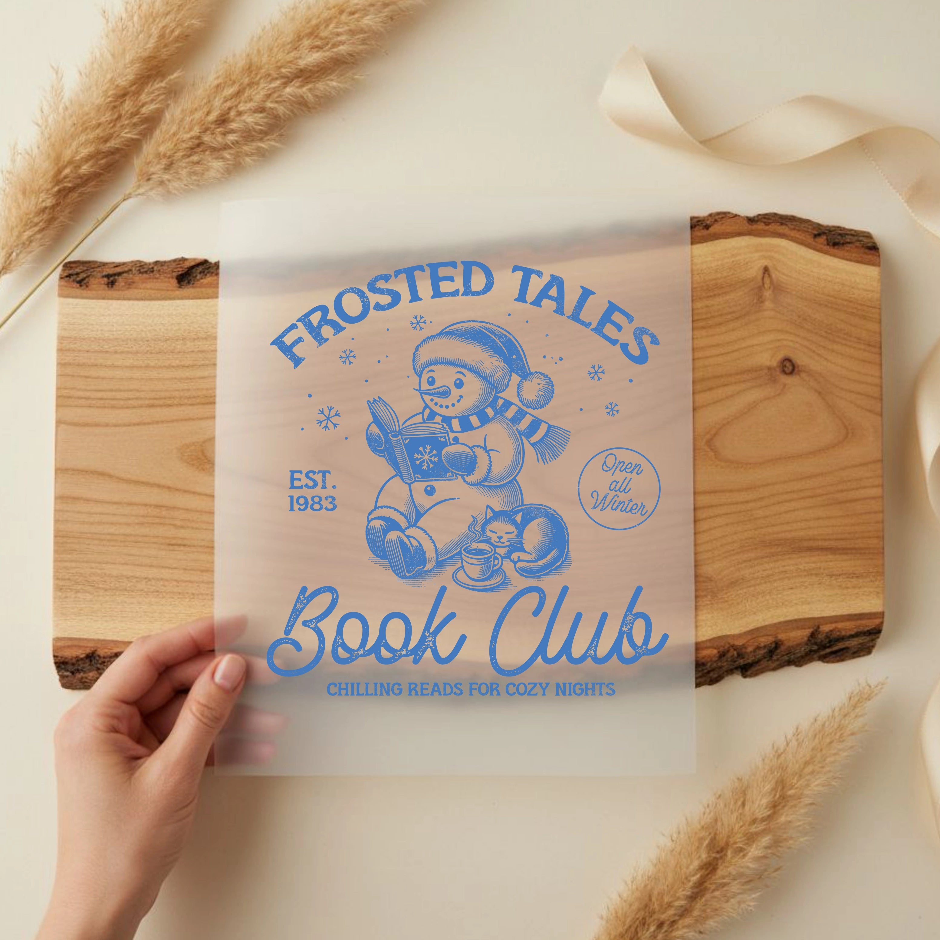 Bügelbild Frosted Tales Blau