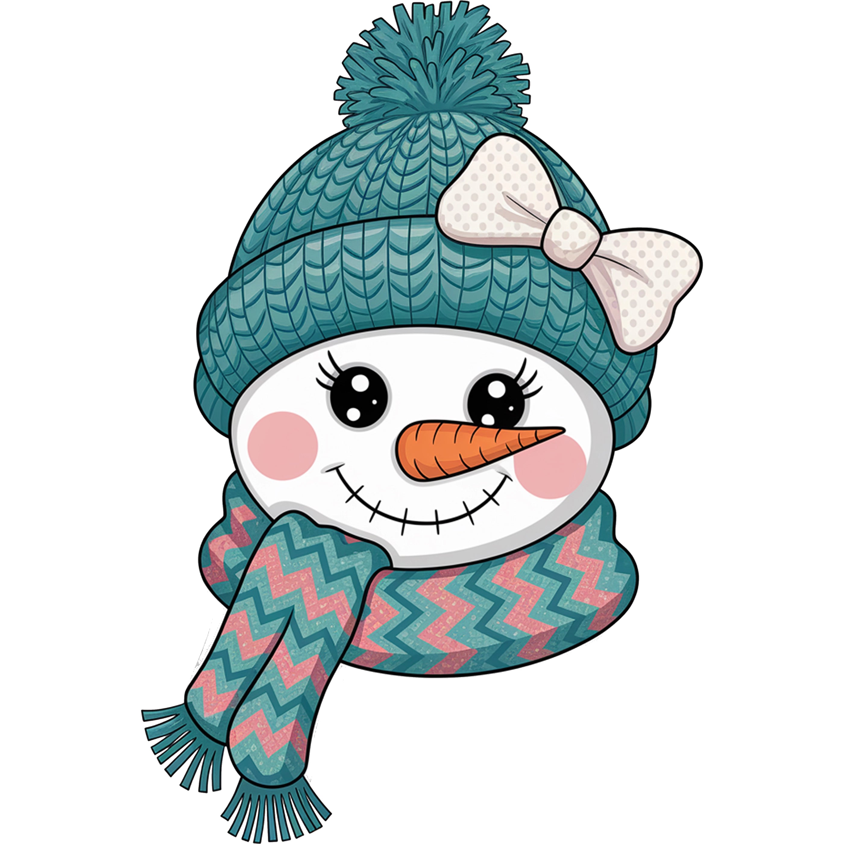 Bügelbild Frosty Girl