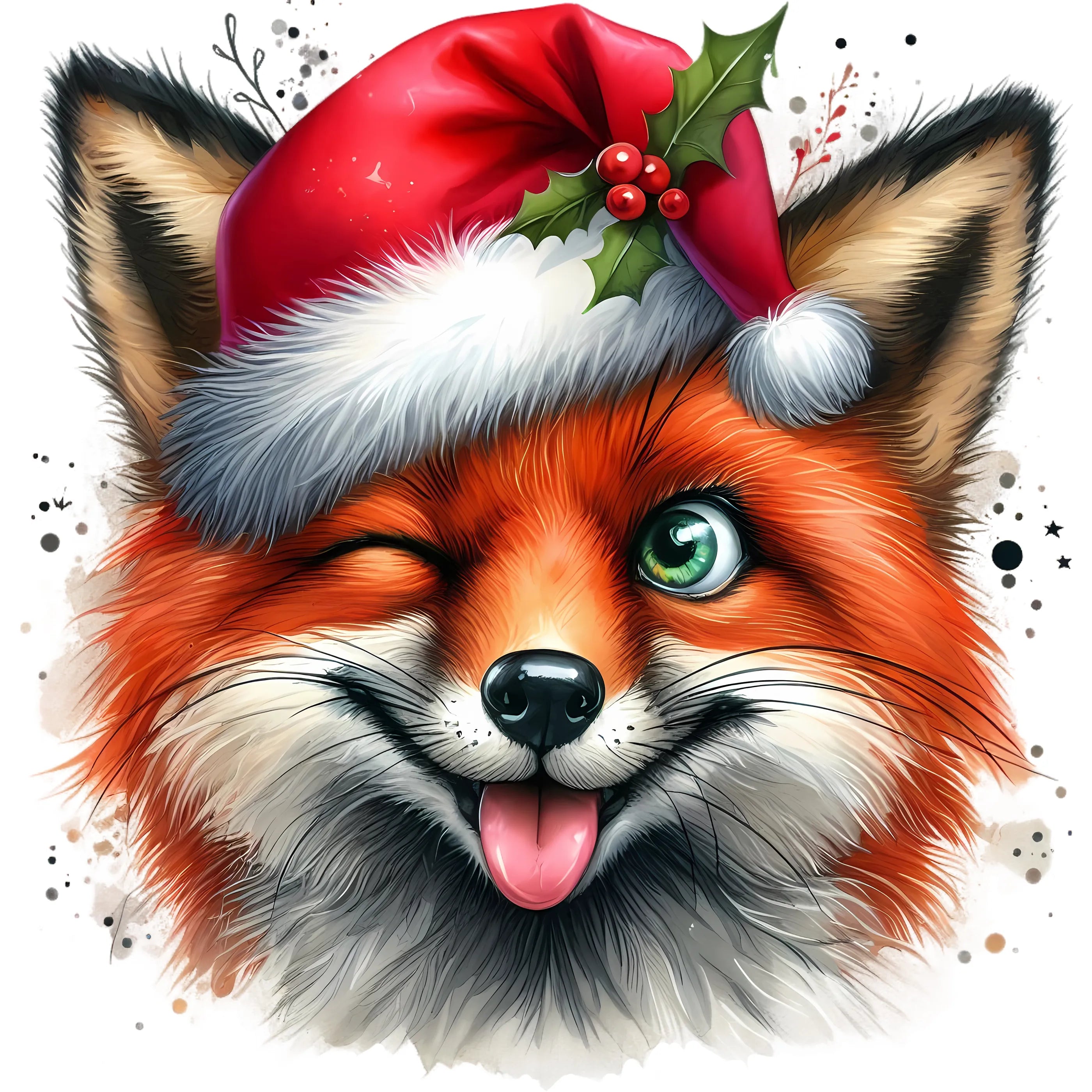 Bügelbild Fuchs Frostnase