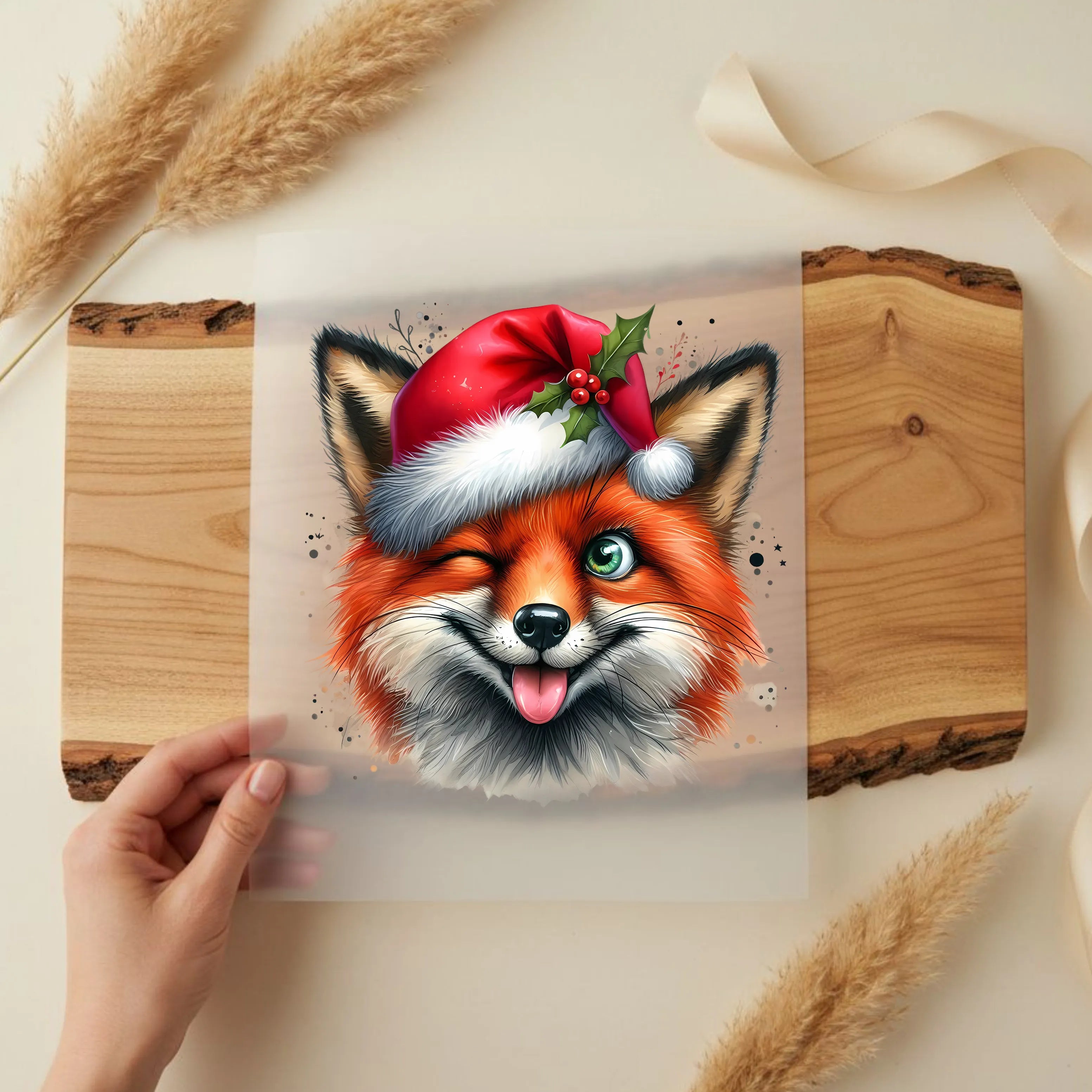 Bügelbild Fuchs Frostnase