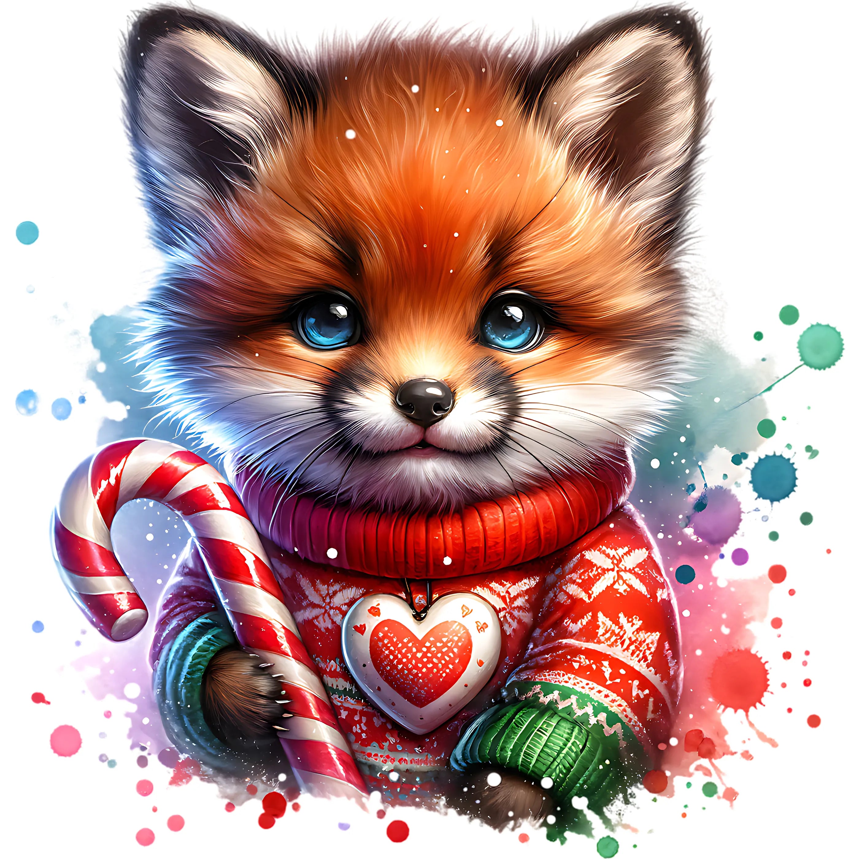 Bügelbild Fuchs Zuckermagie