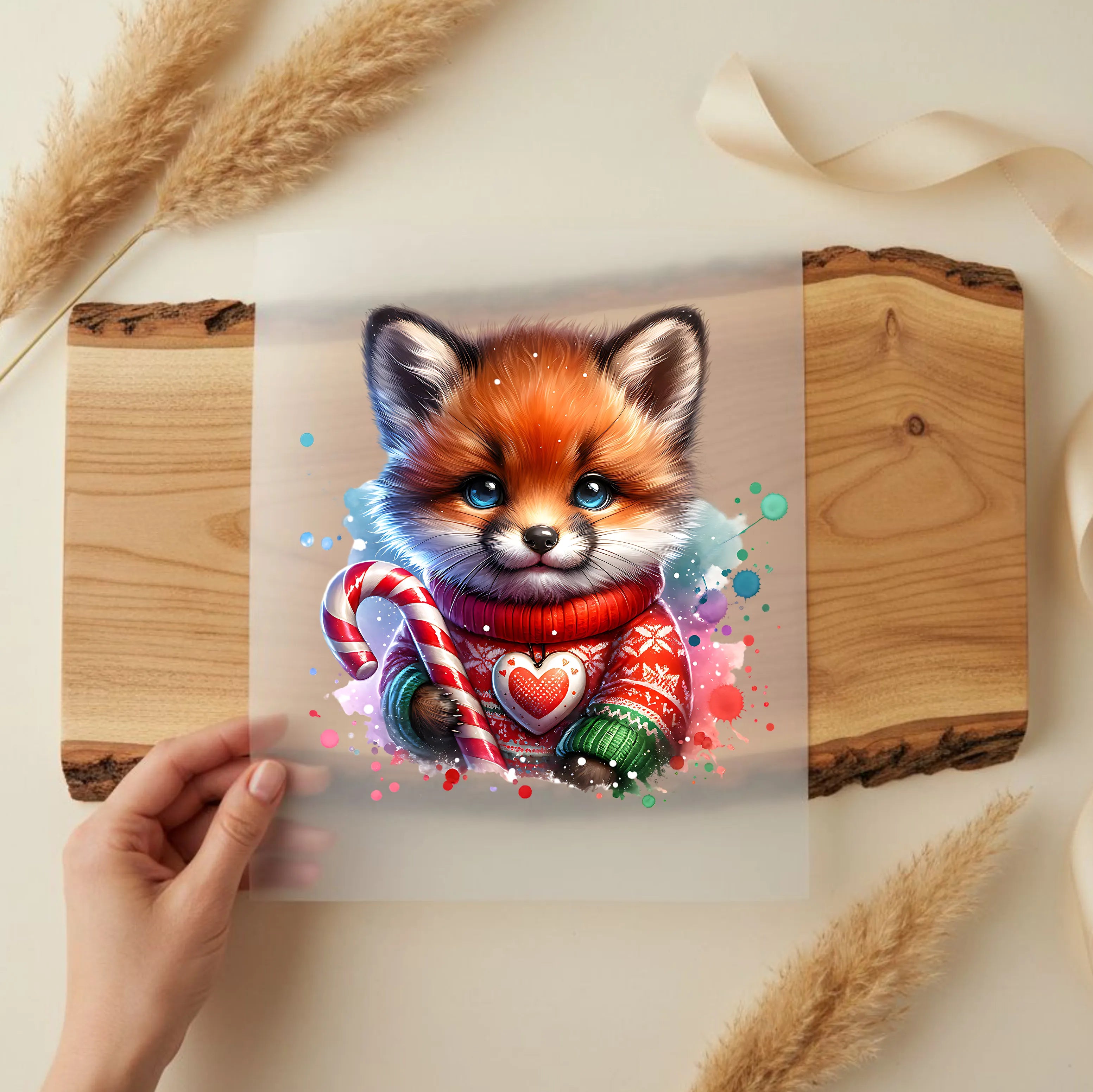 Bügelbild Fuchs Zuckermagie