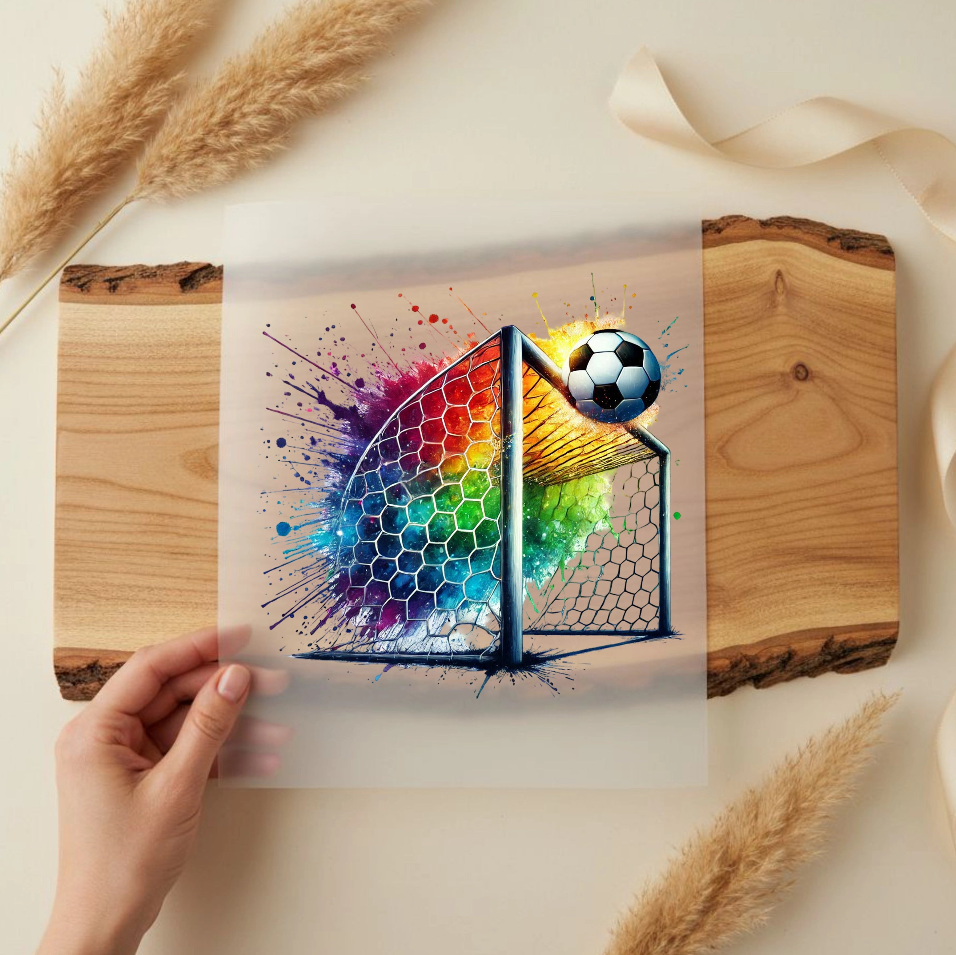 Bügelbild Fußball Splashgoal