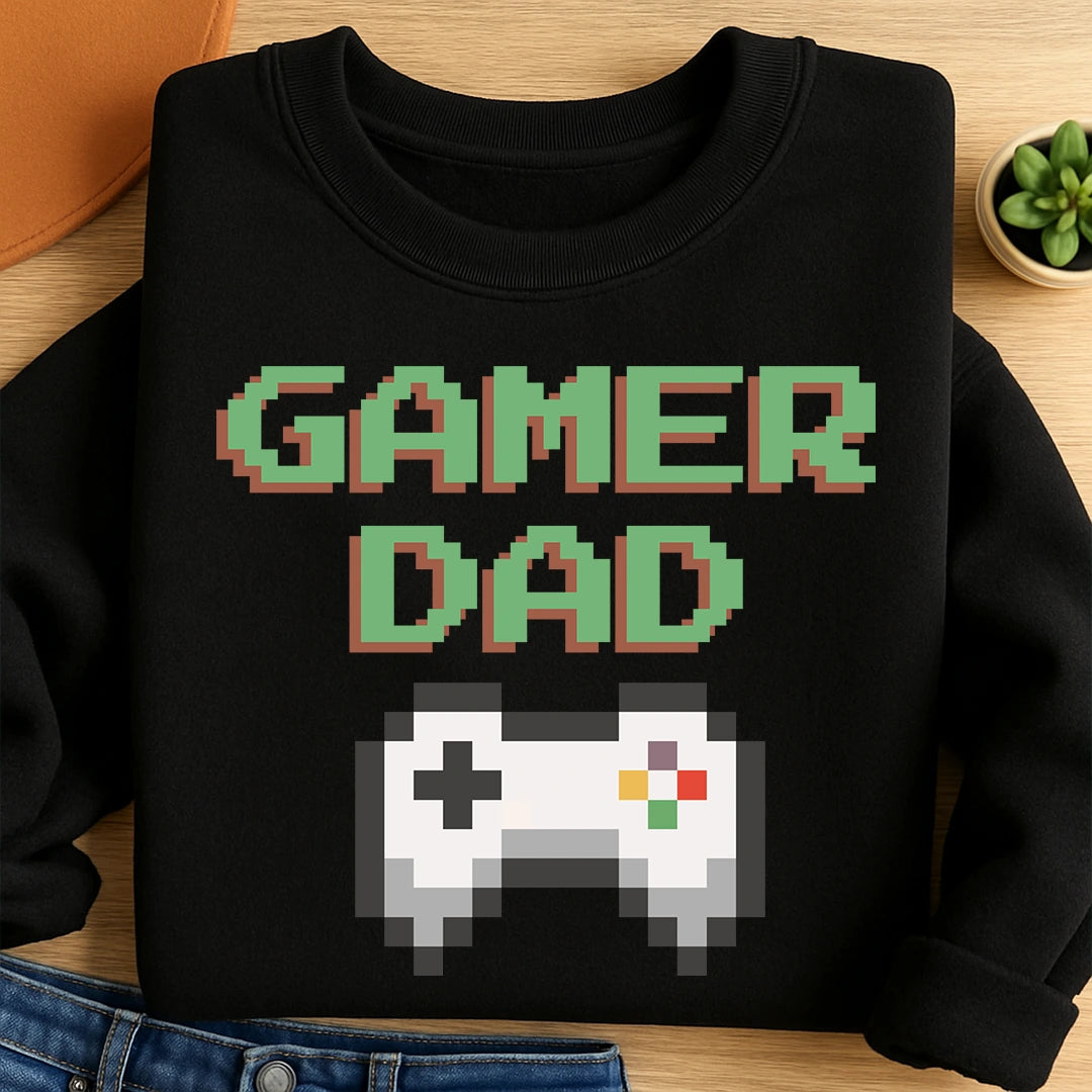 Bügelbild Gamer Dad Controller