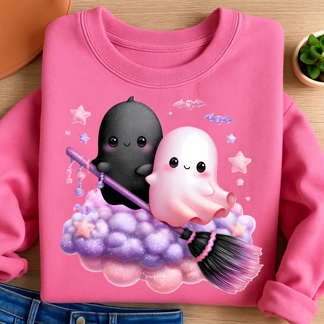 Bügelbild Geister Kuschelspuk Duo