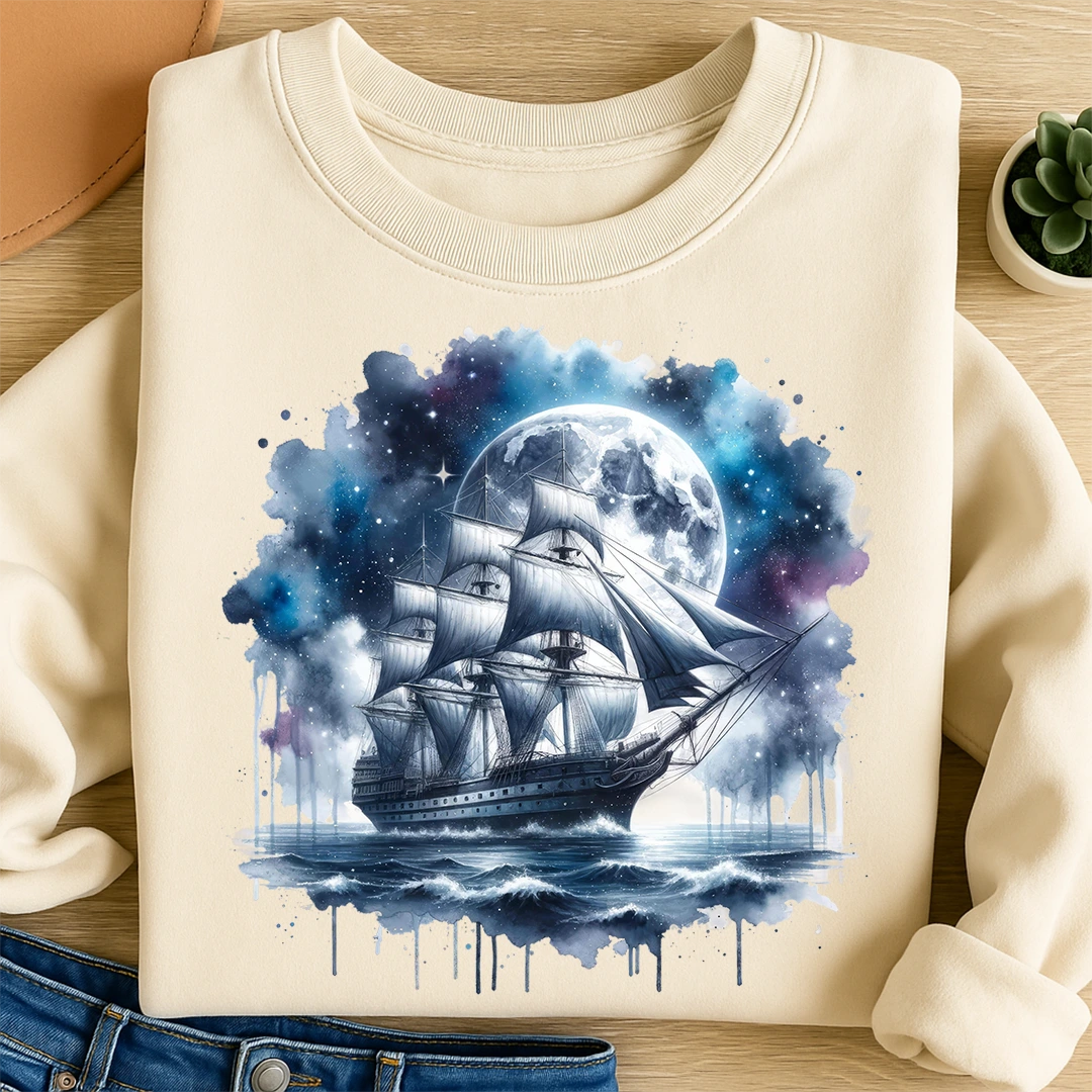 Bügelbild Geisterschiff