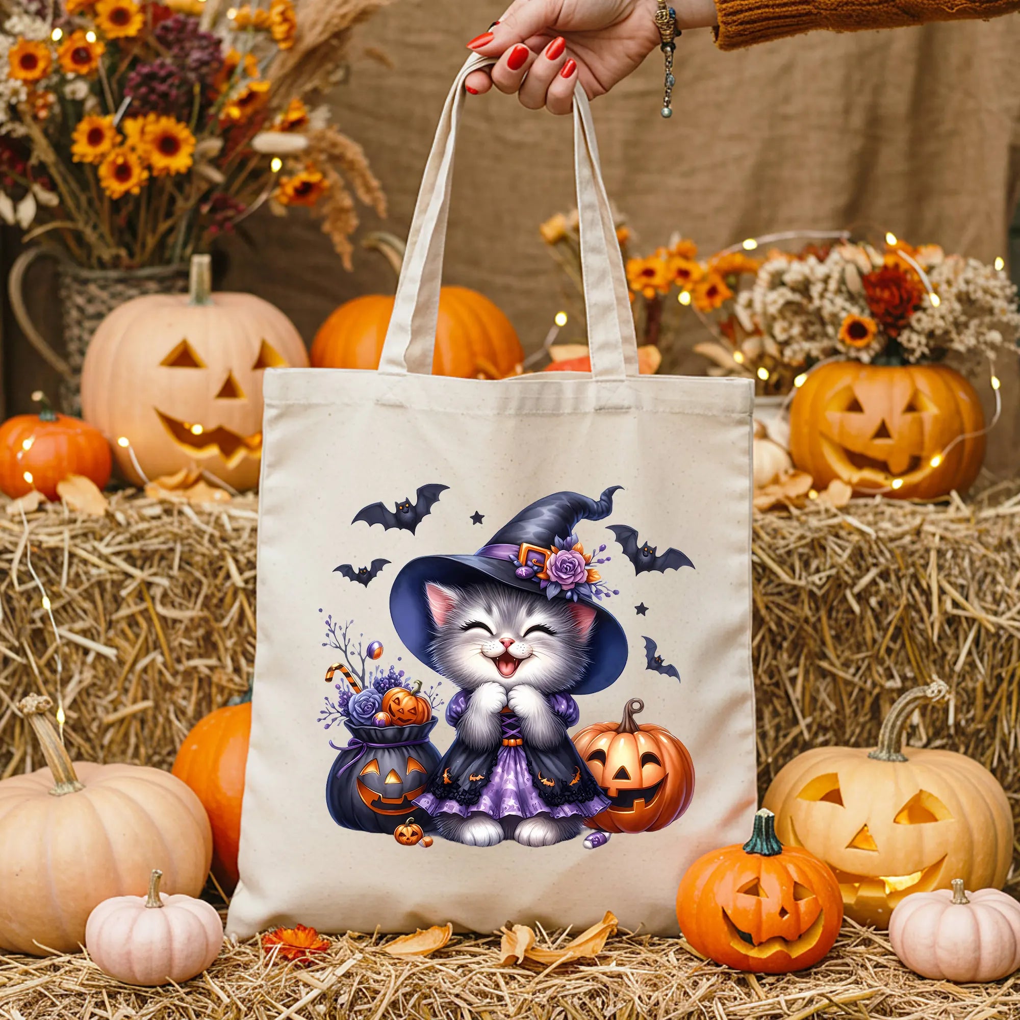 Bügelbild Glückszauber Katze