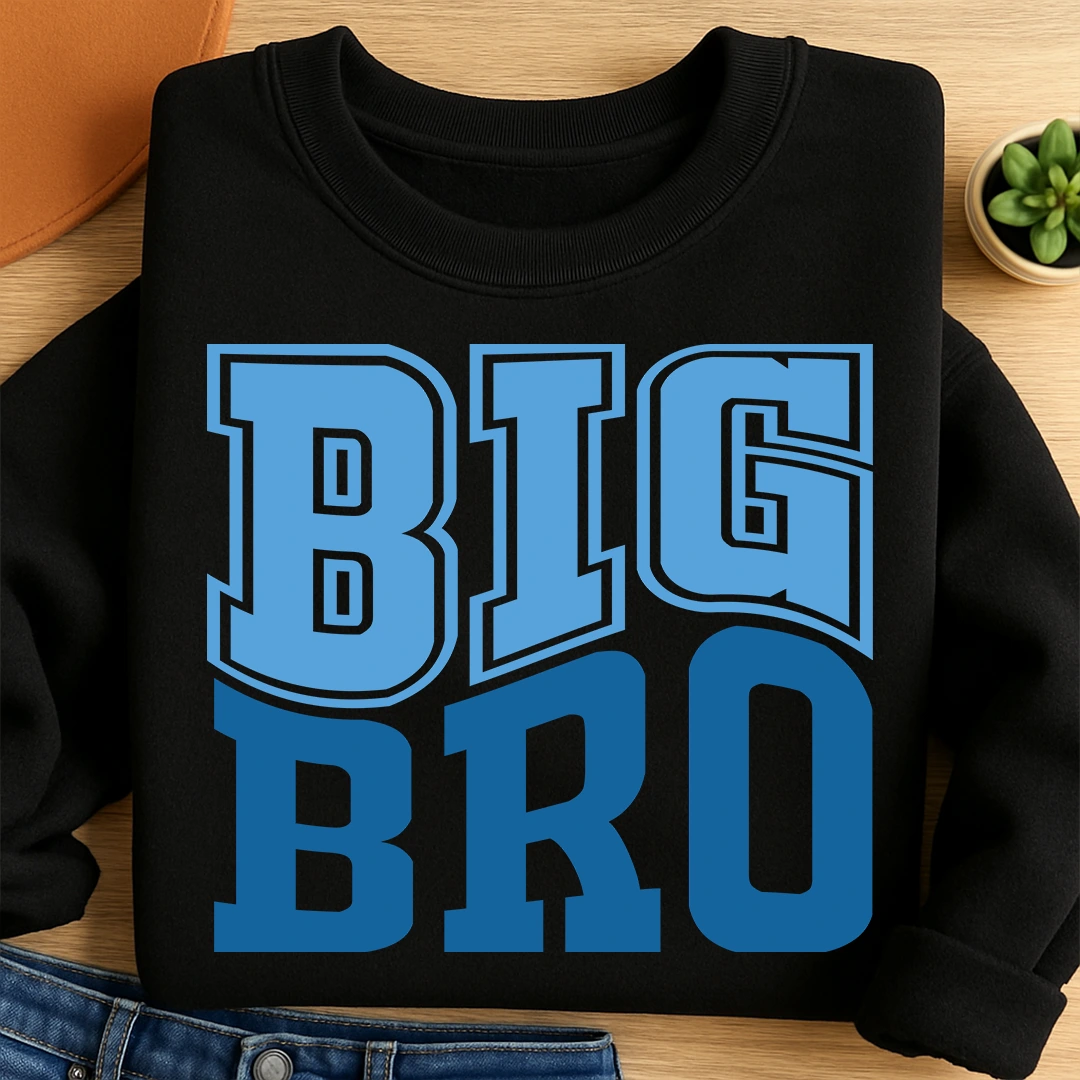 Bügelbild Großer Bruder - Big Bro