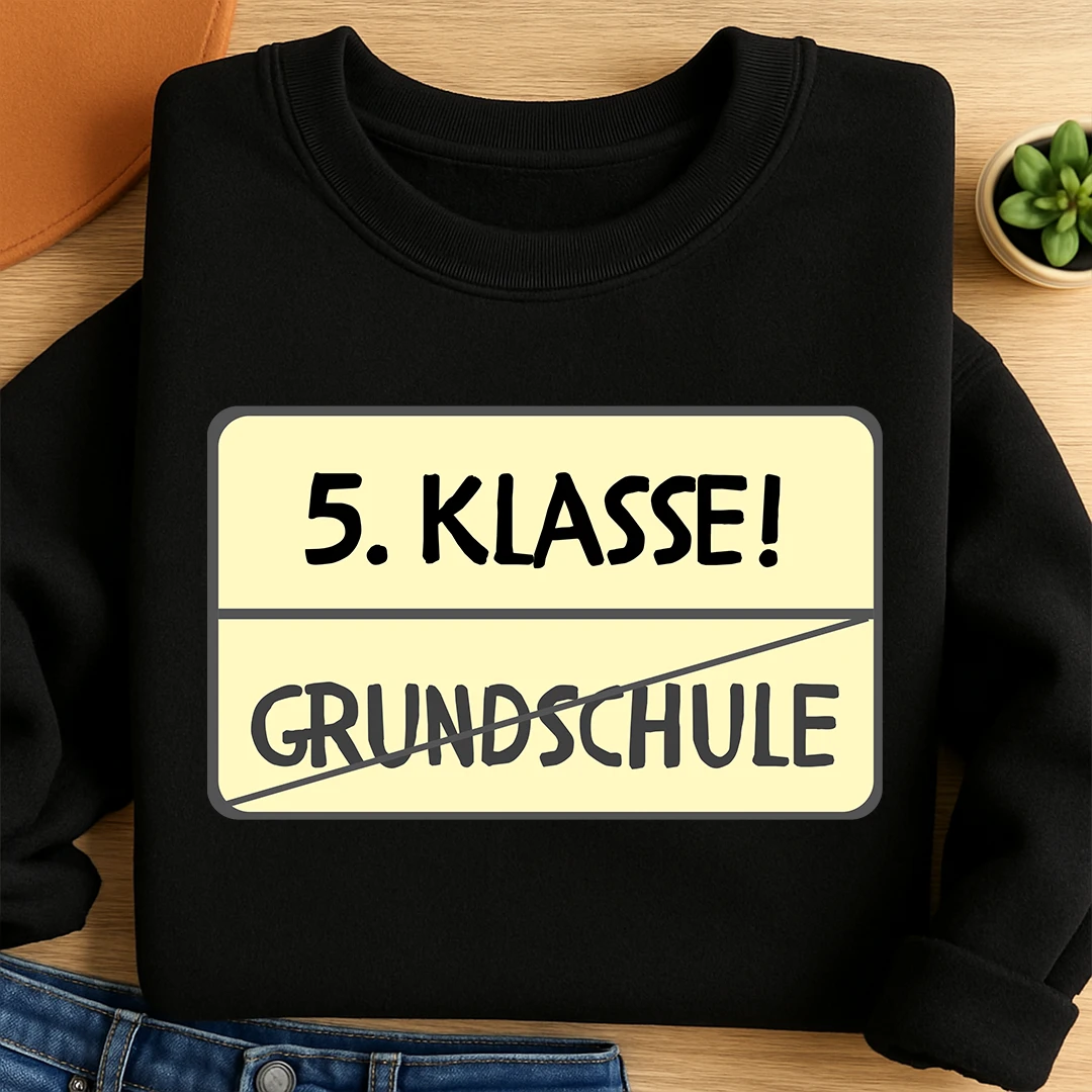 Bügelbild Grundschule - 5. Klasse