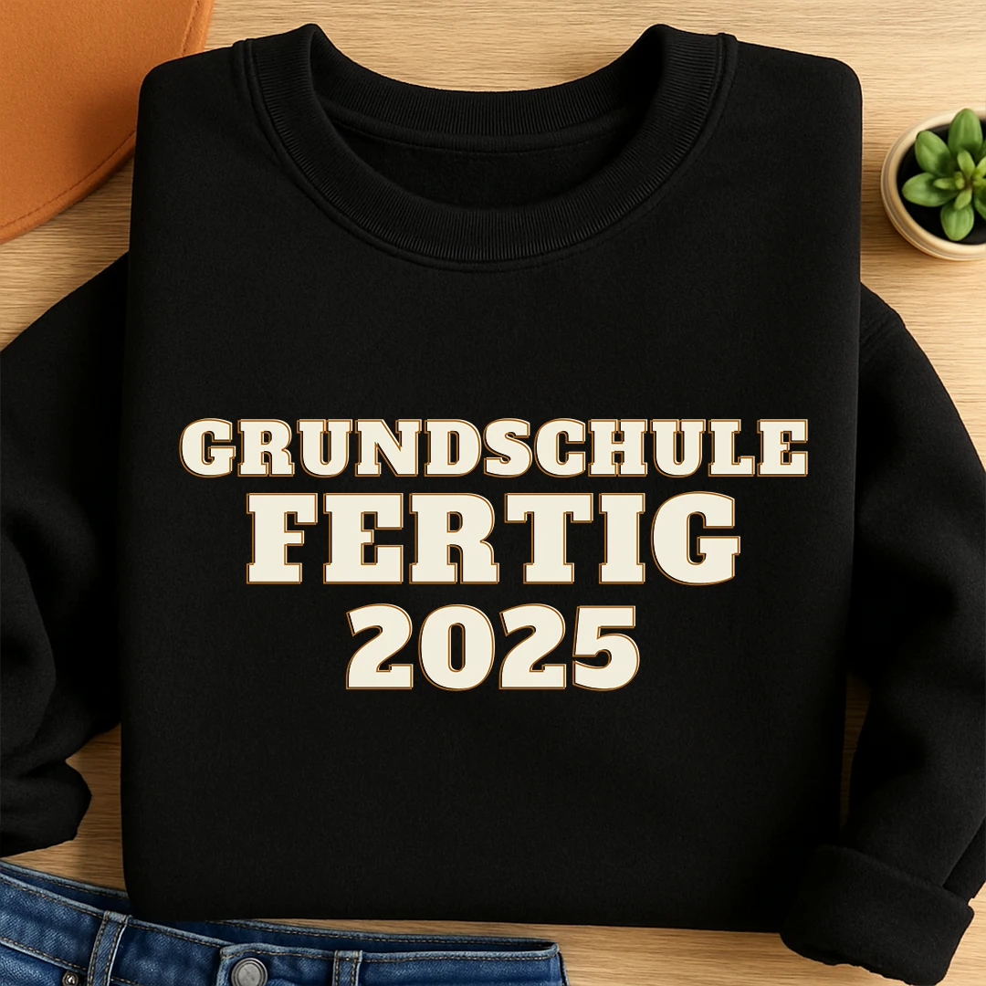Bügelbild Grundschule fertig