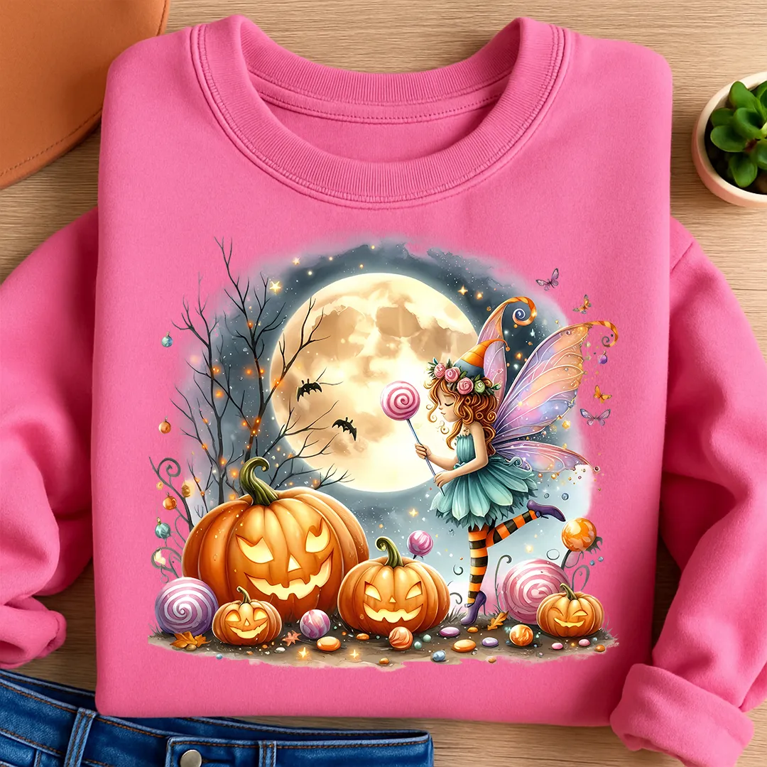 Bügelbild Halloween Mondzuckerfee