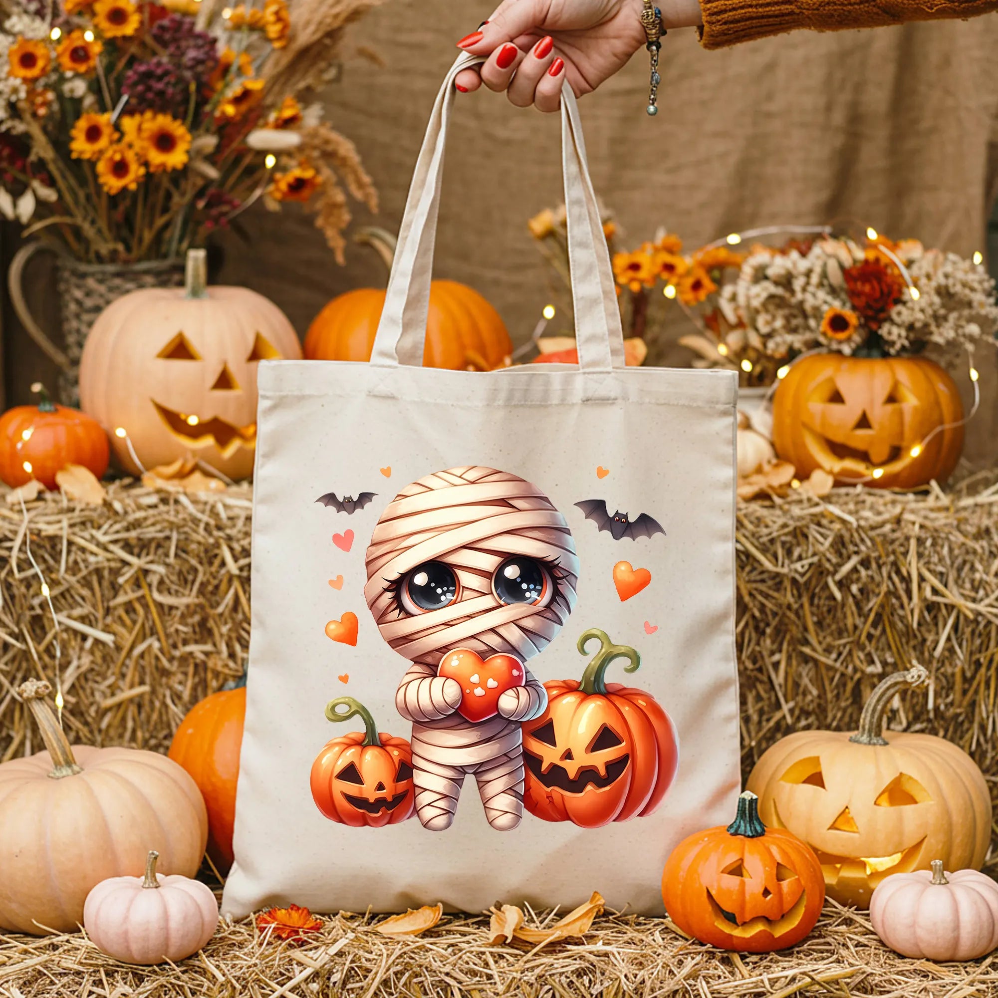 Bügelbild Halloween Mumie Muminchen