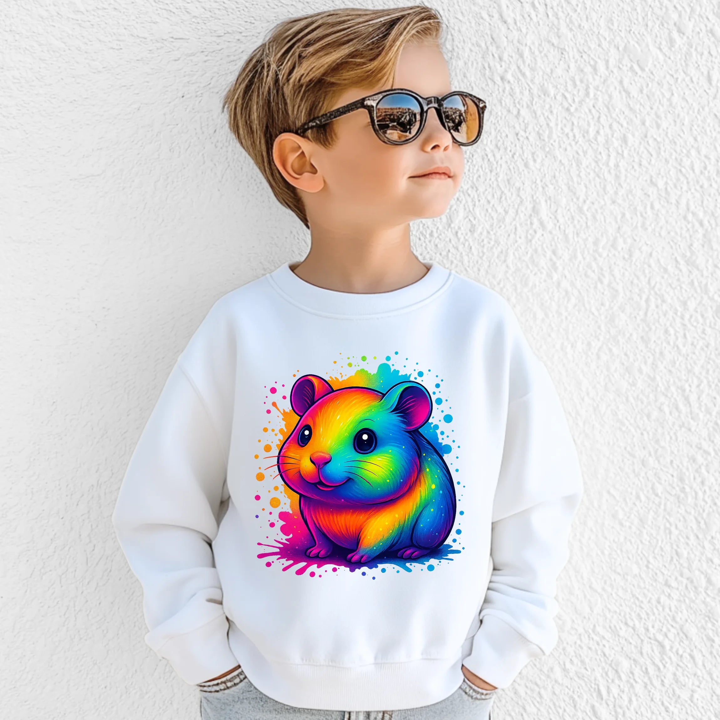 Bügelbild Hamsti Funkelpfötchen - S