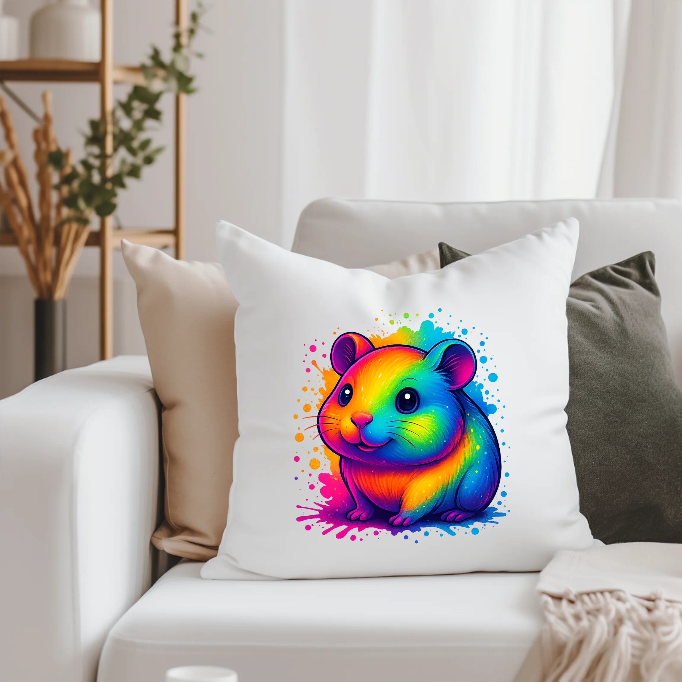 Bügelbild Hamsti Funkelpfötchen - S