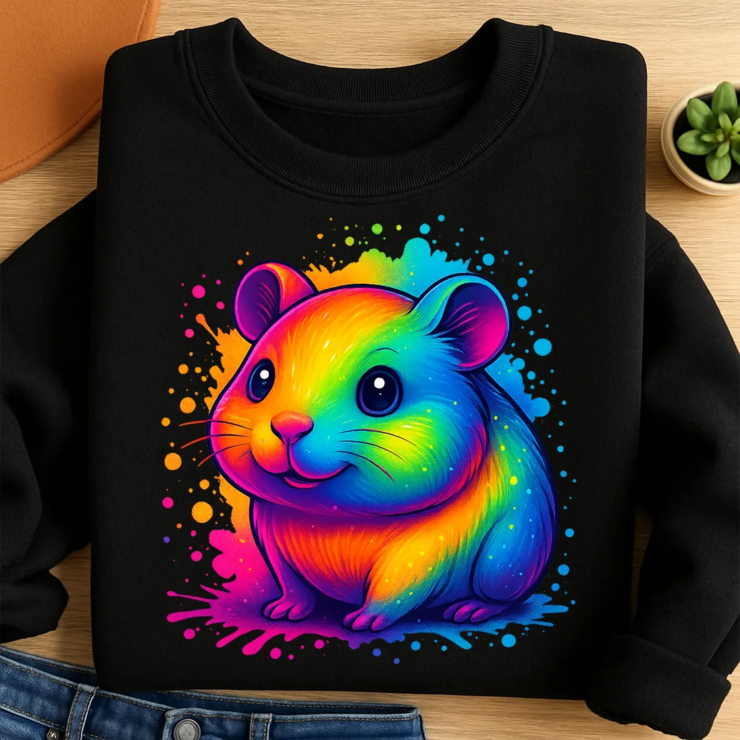 Bügelbild Hamsti Funkelpfötchen