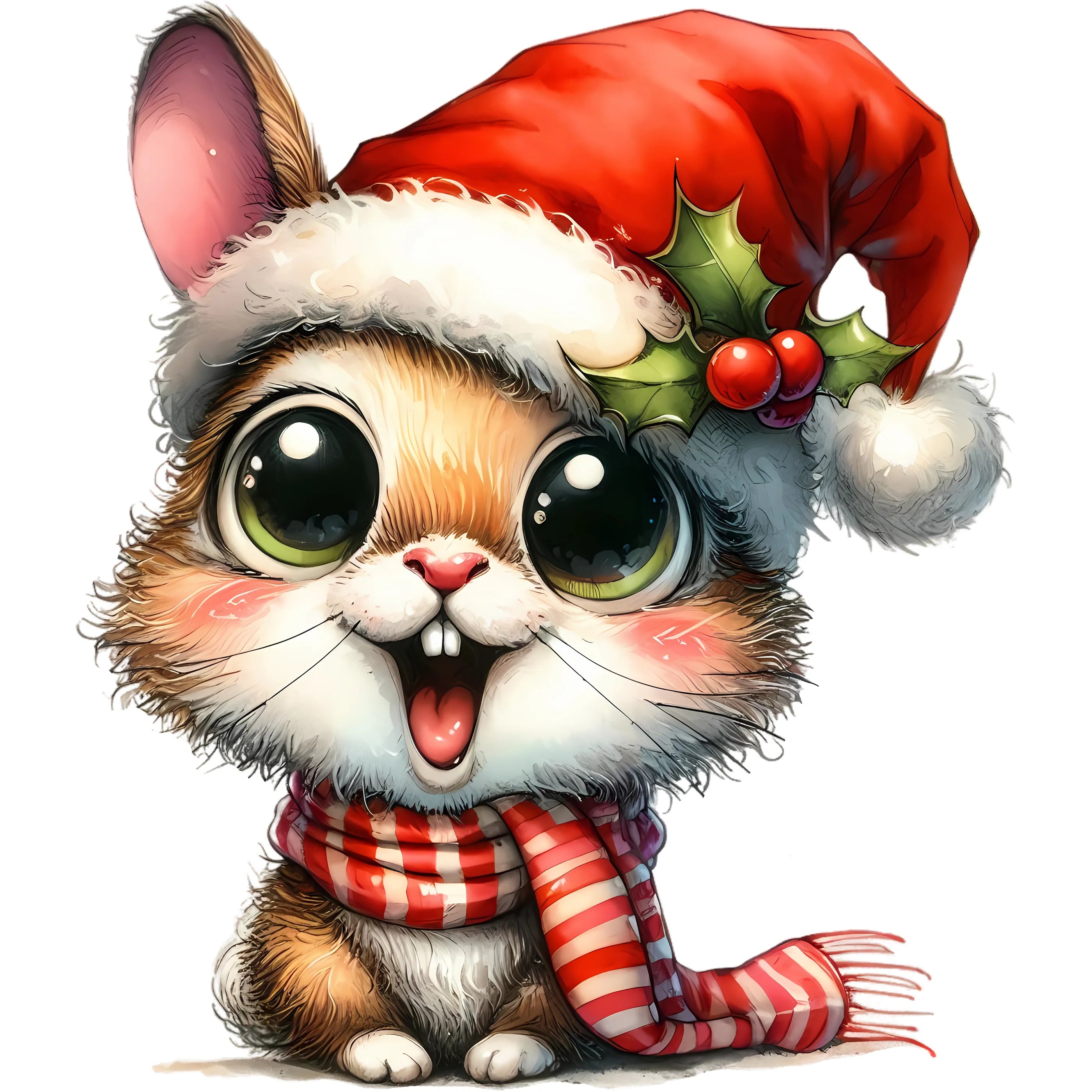 Bügelbild Hase Frostglück