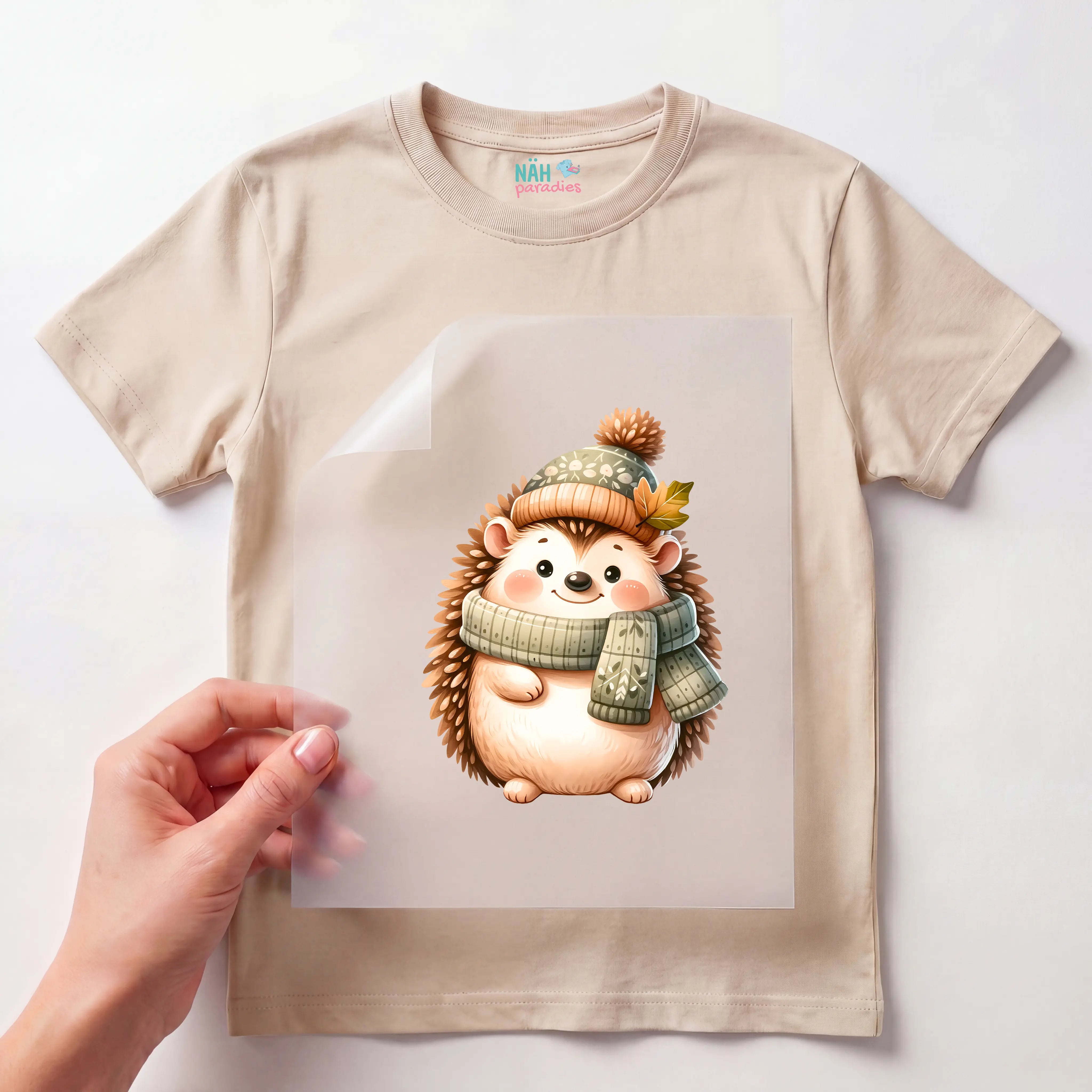 Bügelbild Kuschelfreund Igel
