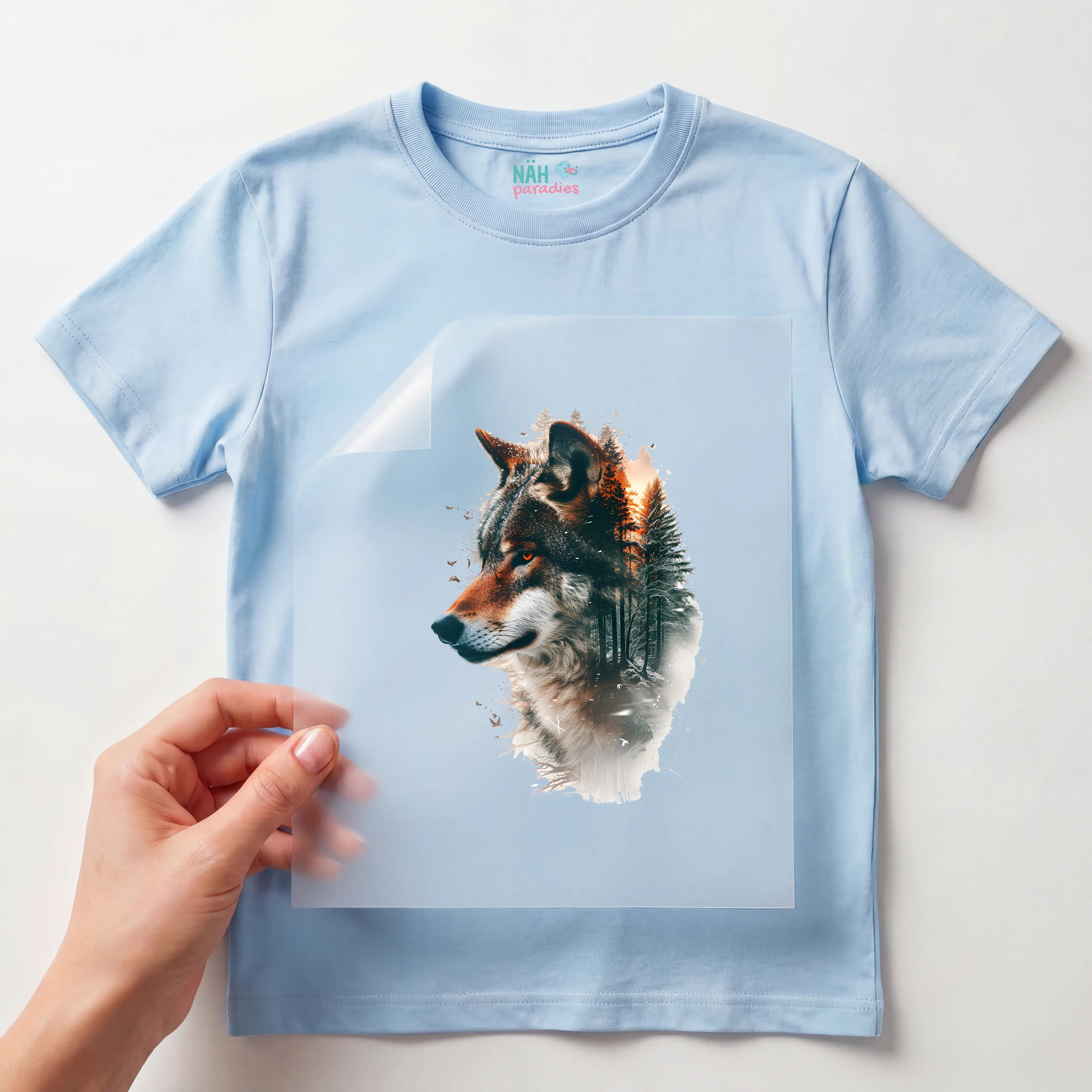 Bügelbild Wolf Waldesruh