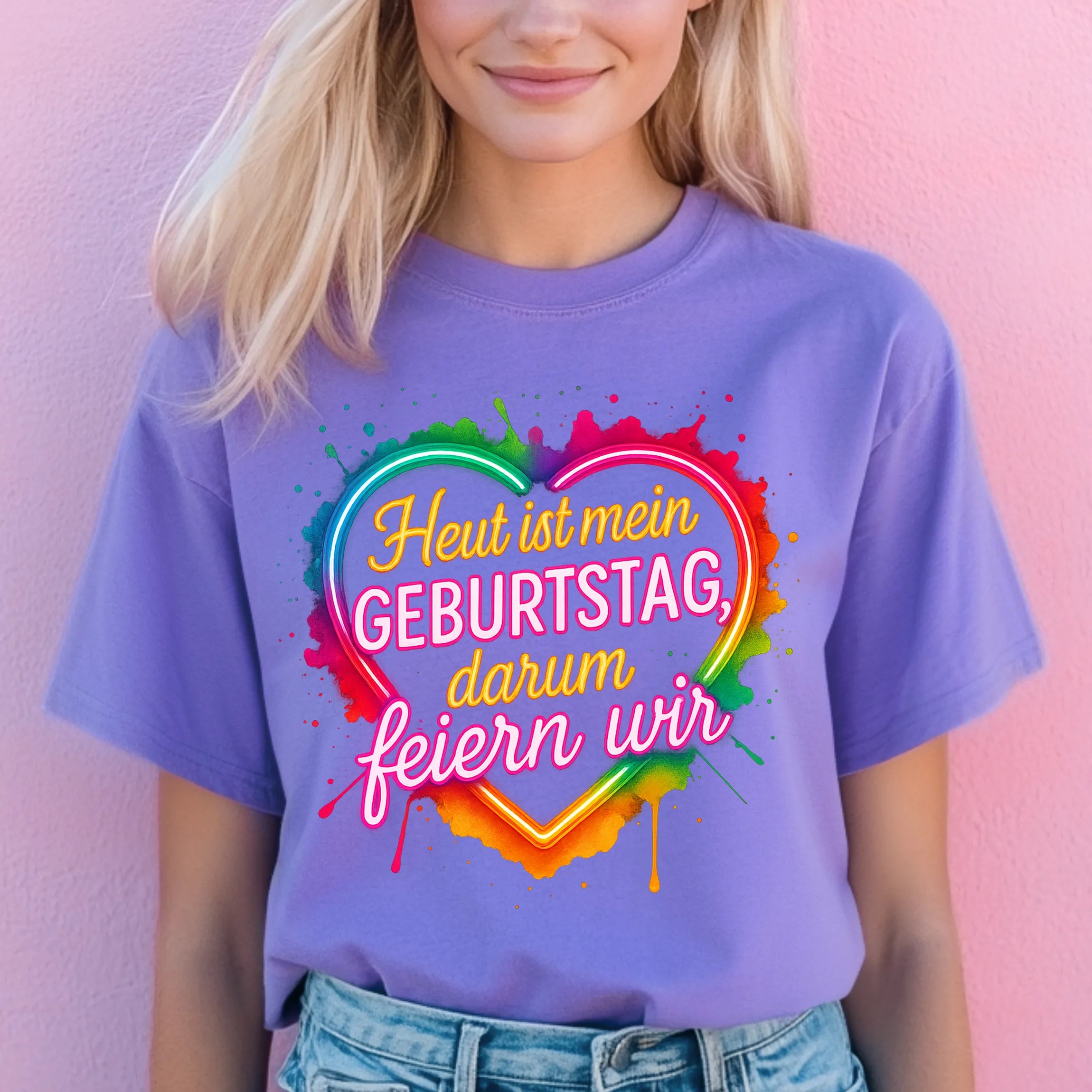 Bügelbild Heut ist mein Geburtstag - S