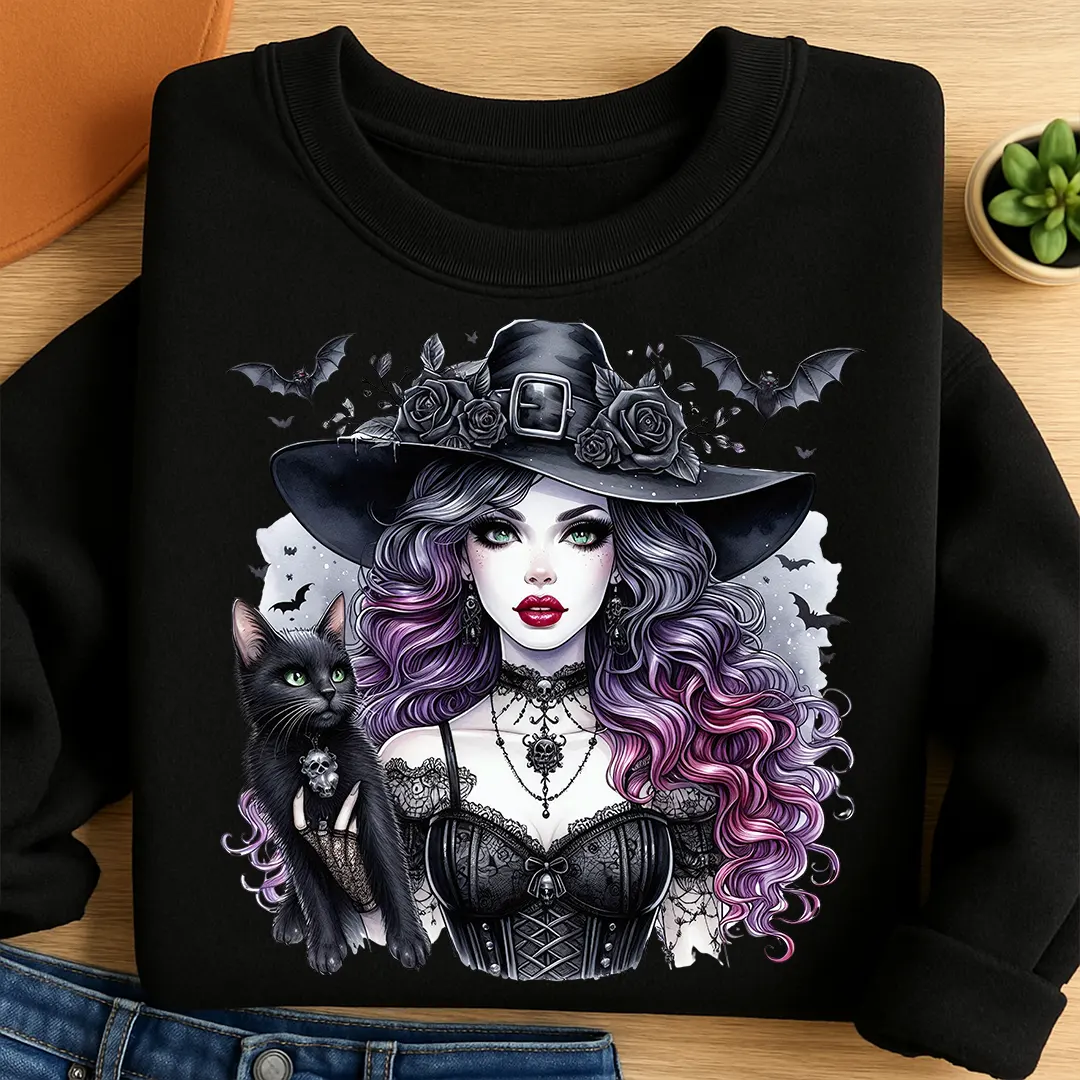 Bügelbild Hexe Finstermädchen