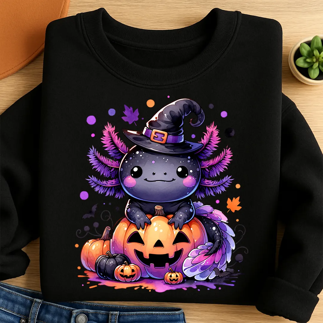 Bügelbild Hexenfreund Axolotl
