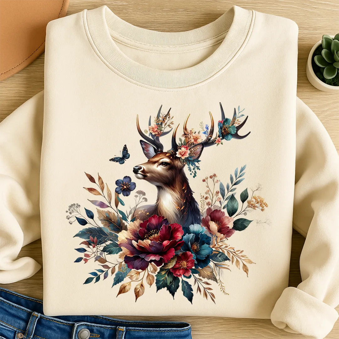 Bügelbild Hirsch der Stille