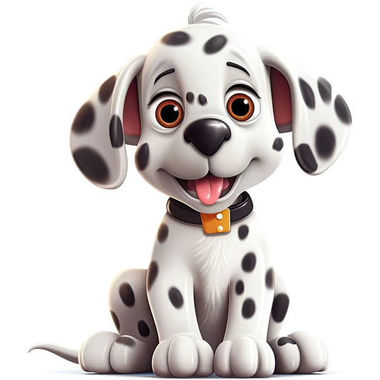 Bügelbild Hund Dalmatiner Jack