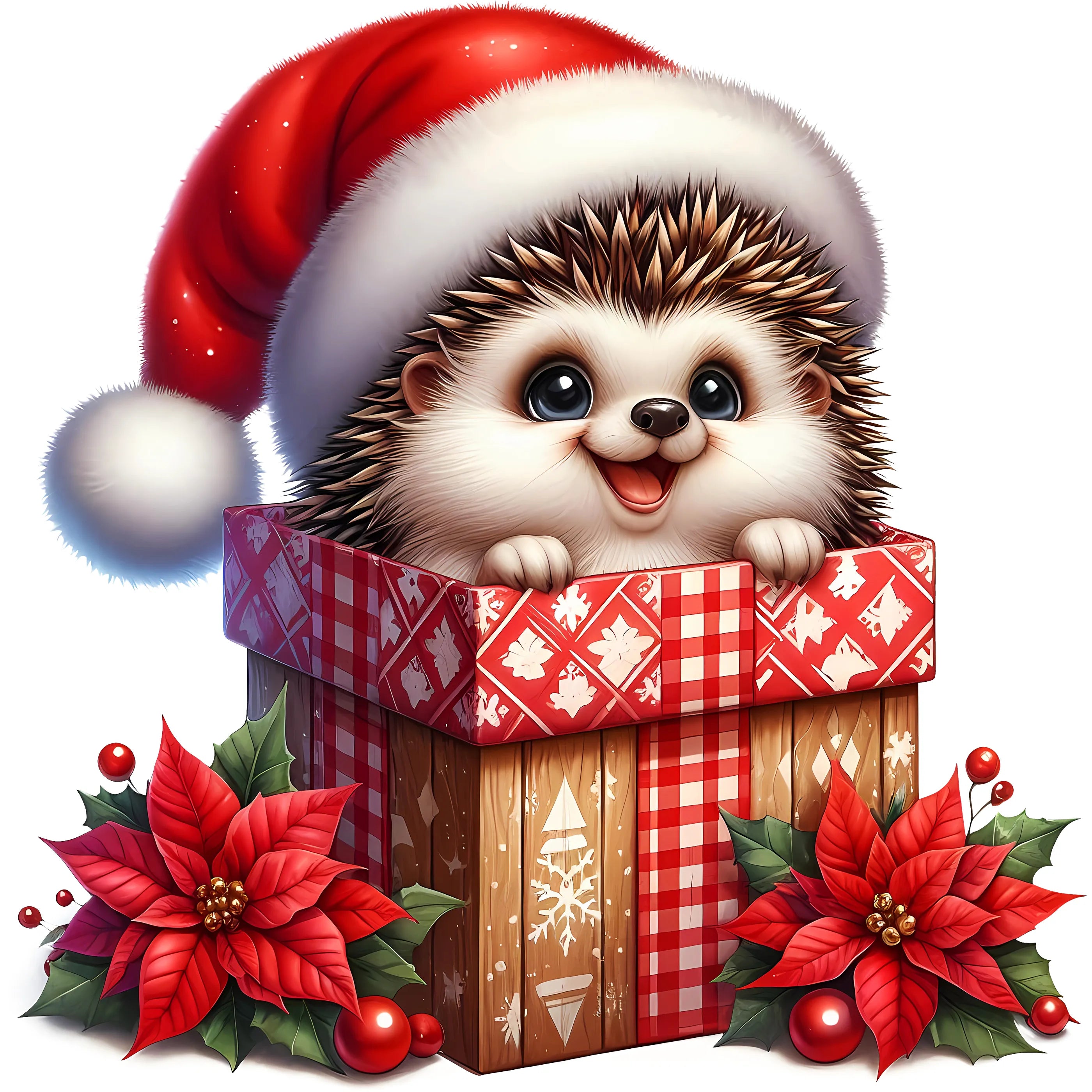 Bügelbild Igel Geschenkefreude