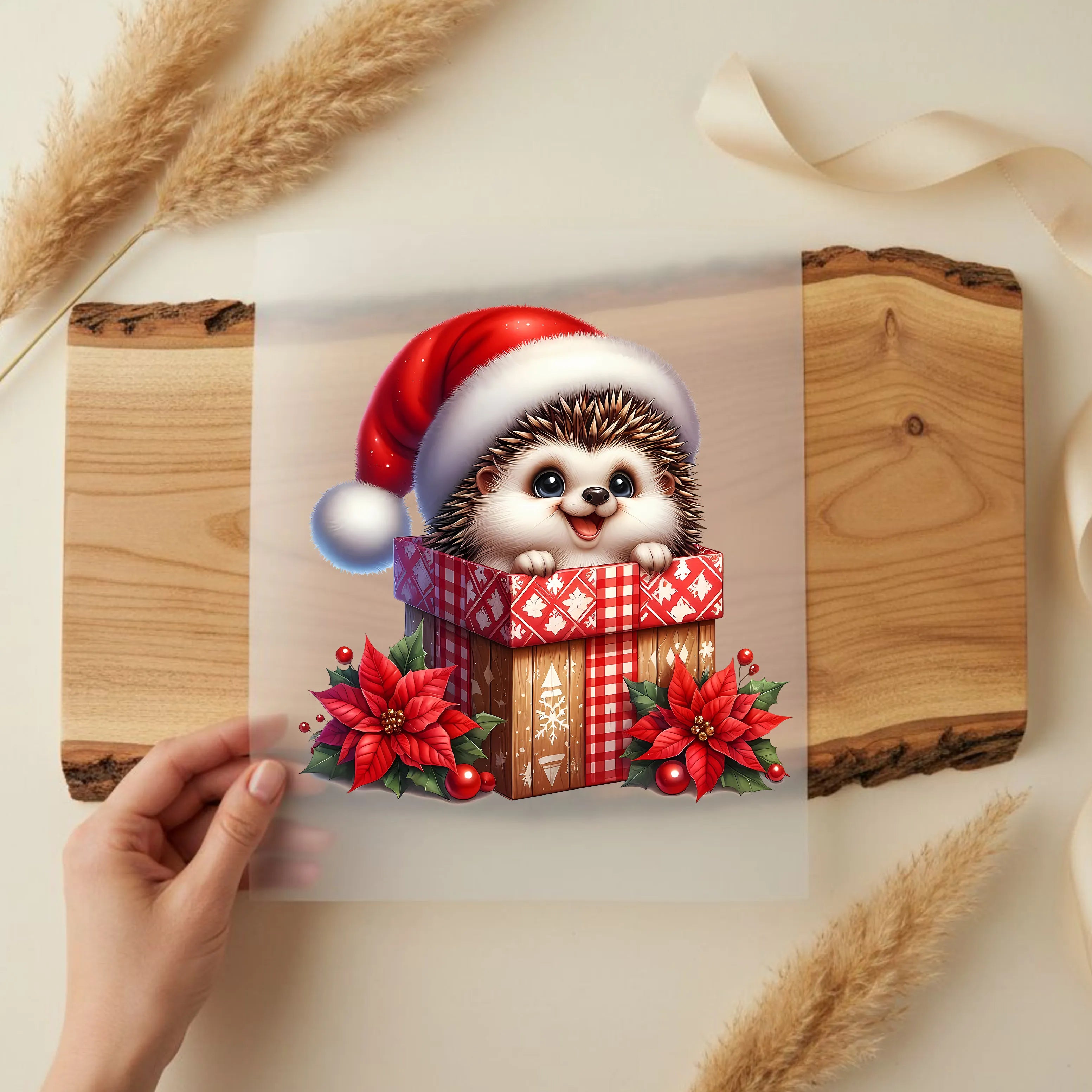 Bügelbild Igel Geschenkefreude