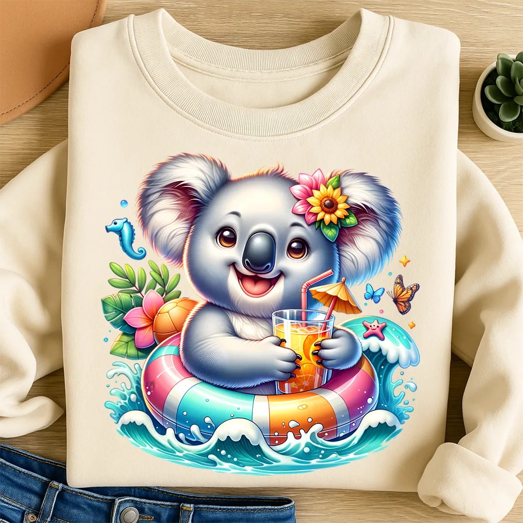 Bügelbild karibischer Koala Mimi