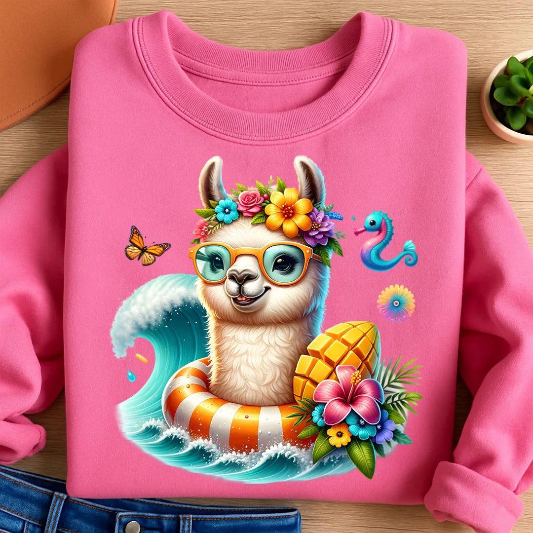 Bügelbild karibisches Lama Peppy