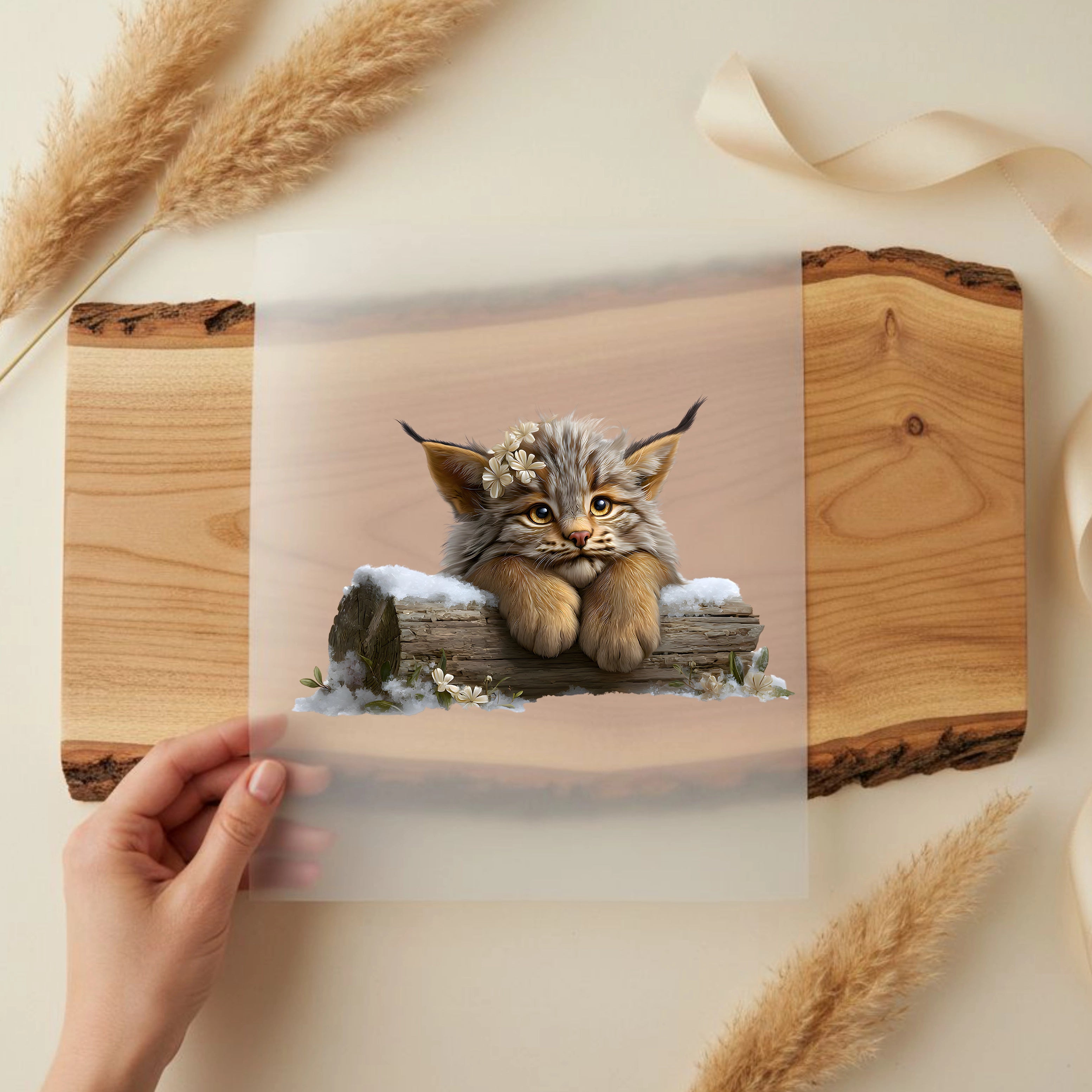 Bügelbild Katze Schnurrzauber