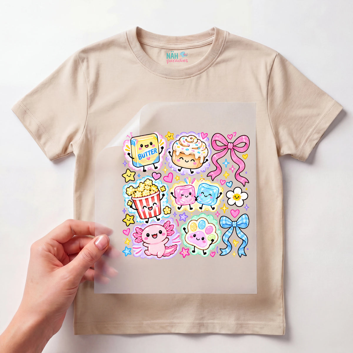 Bügelbild Kawaii Sticker Mix