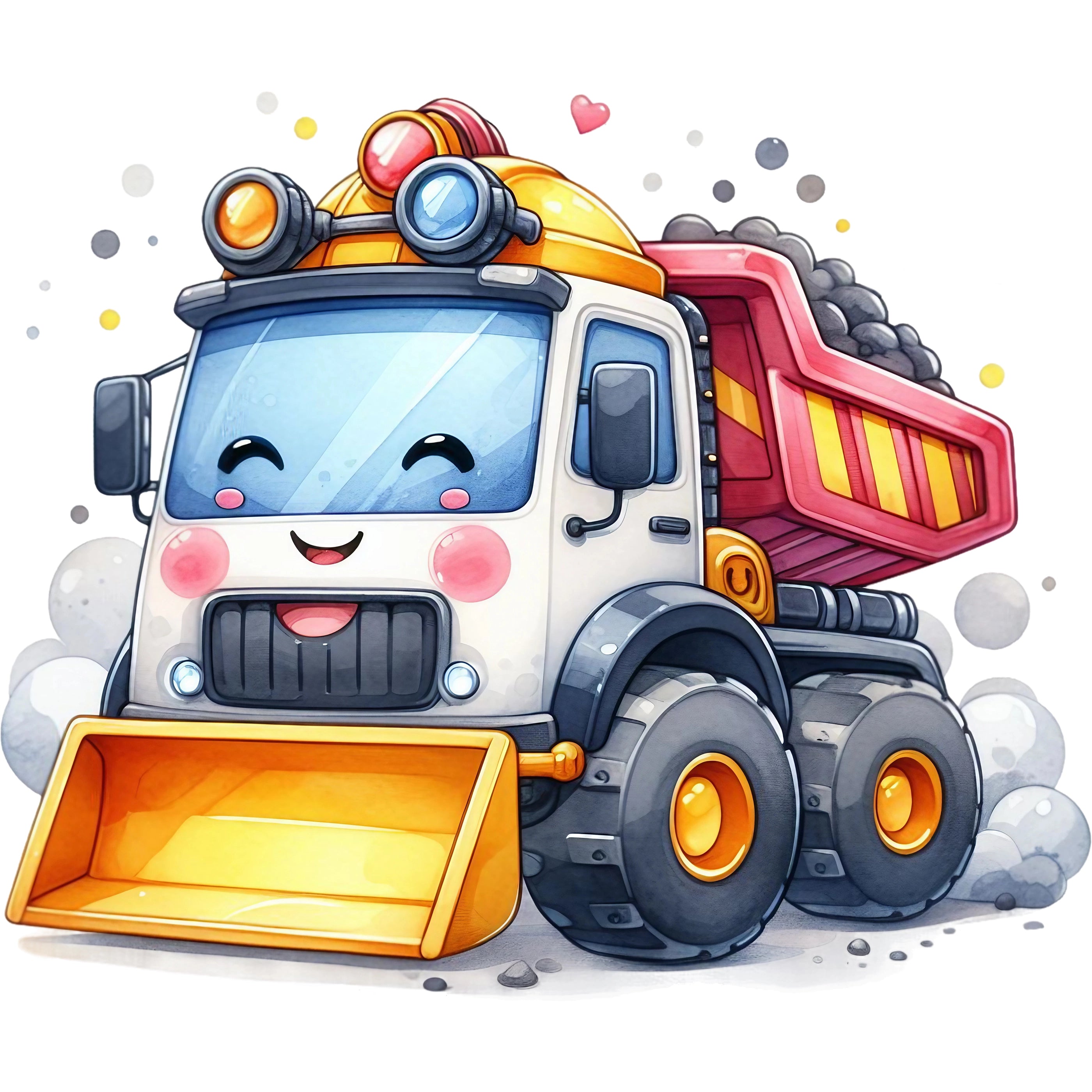 Bügelbild Kippertruck