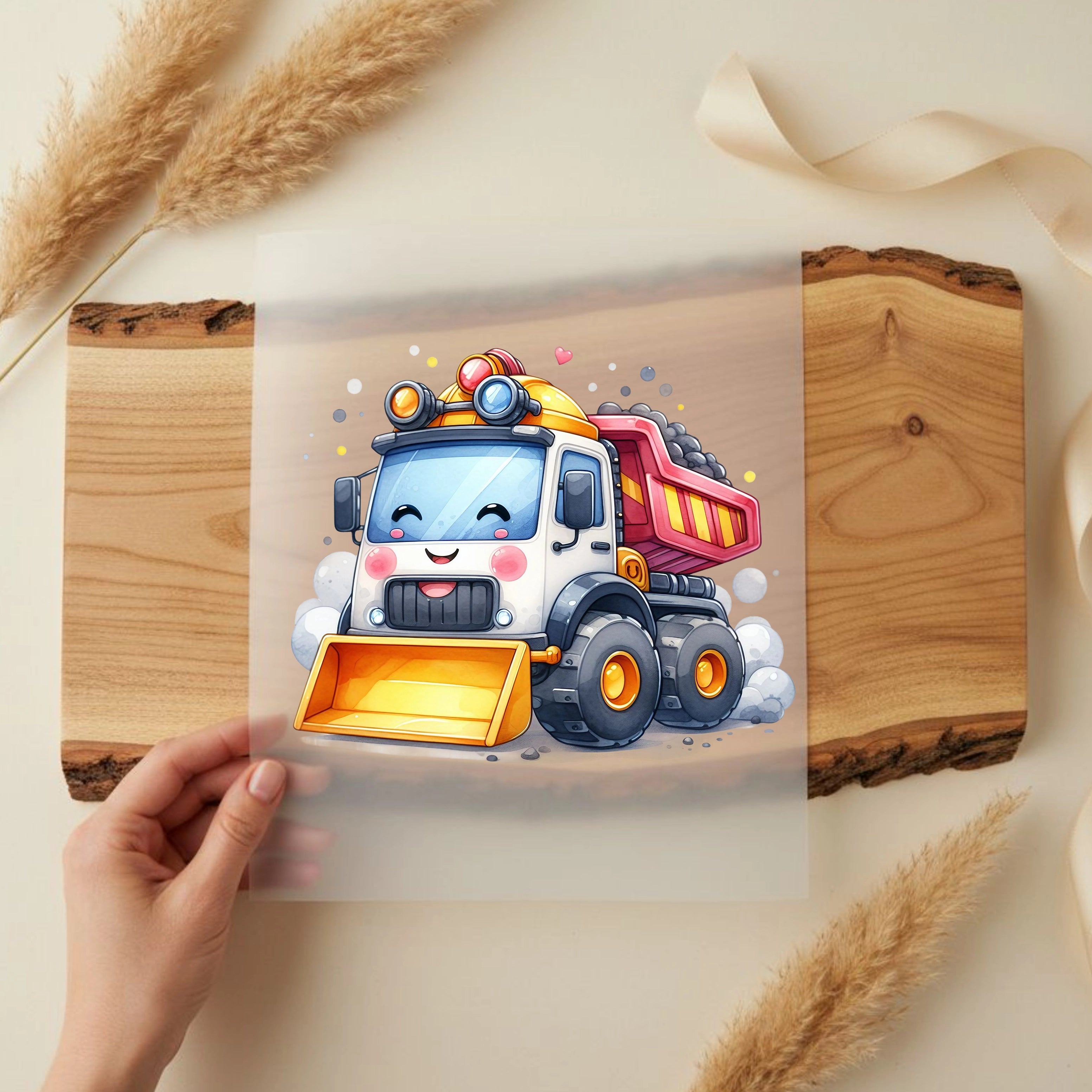 Bügelbild Kippertruck