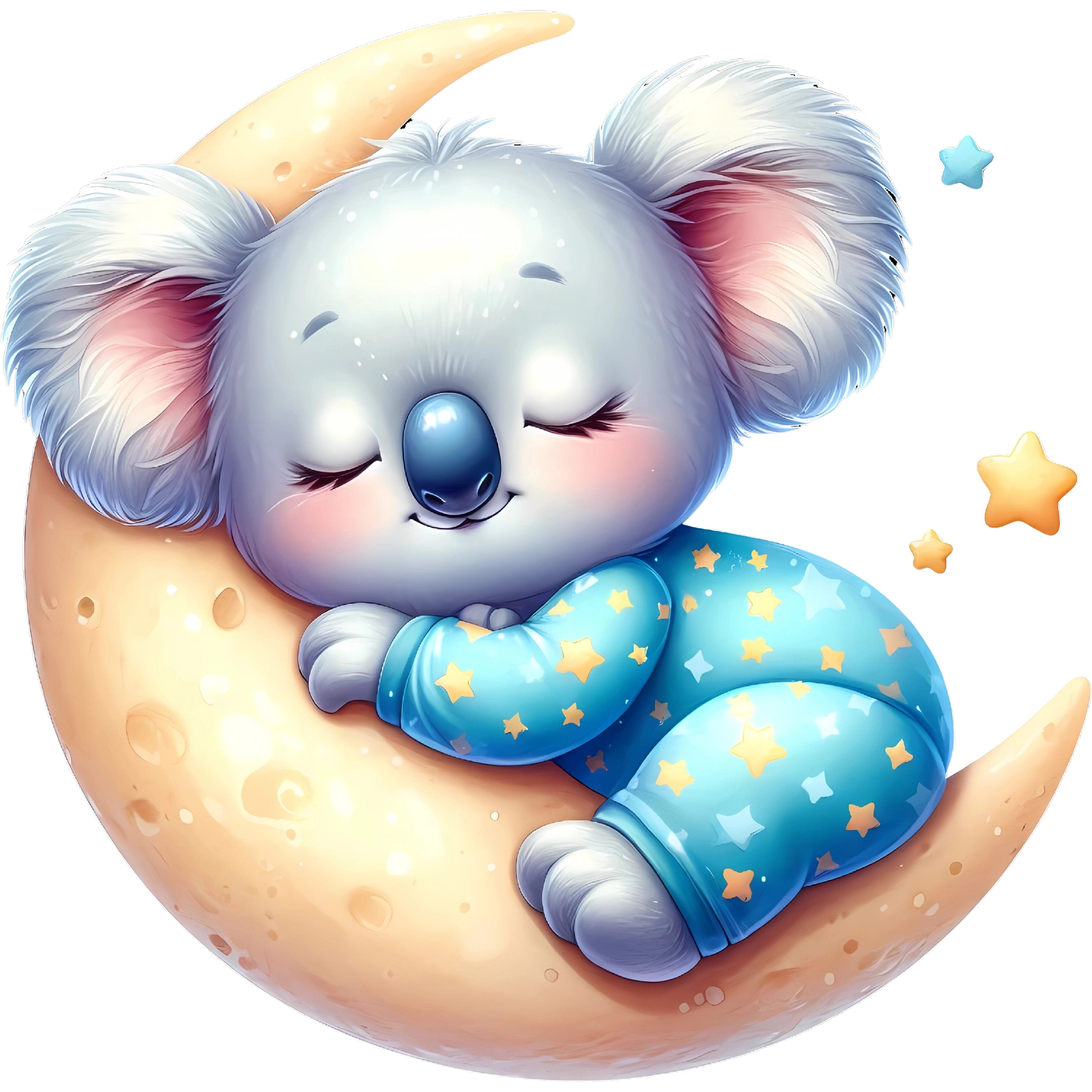 Bügelbild Koala Mondtraum