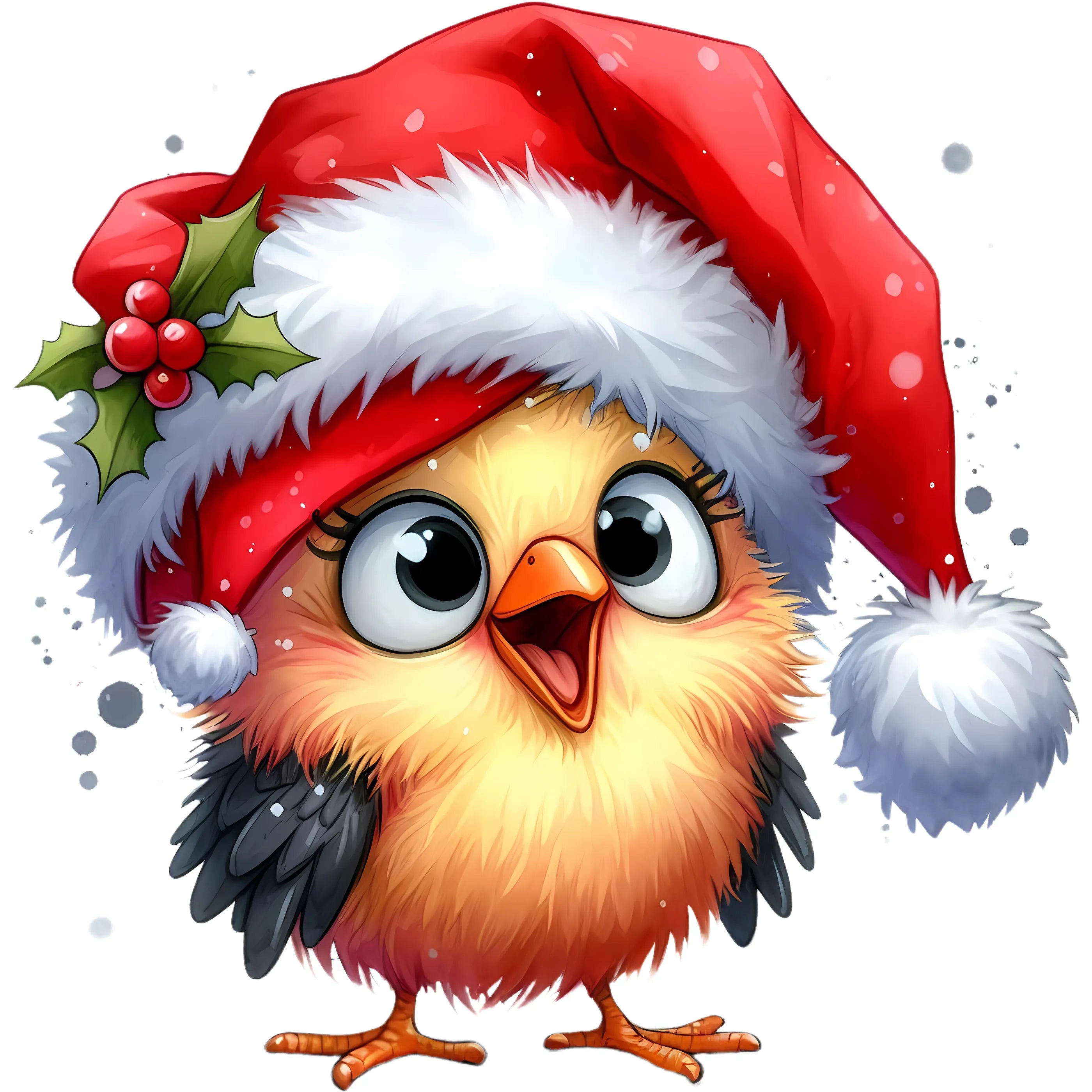 Bügelbild Küken Winterpieps